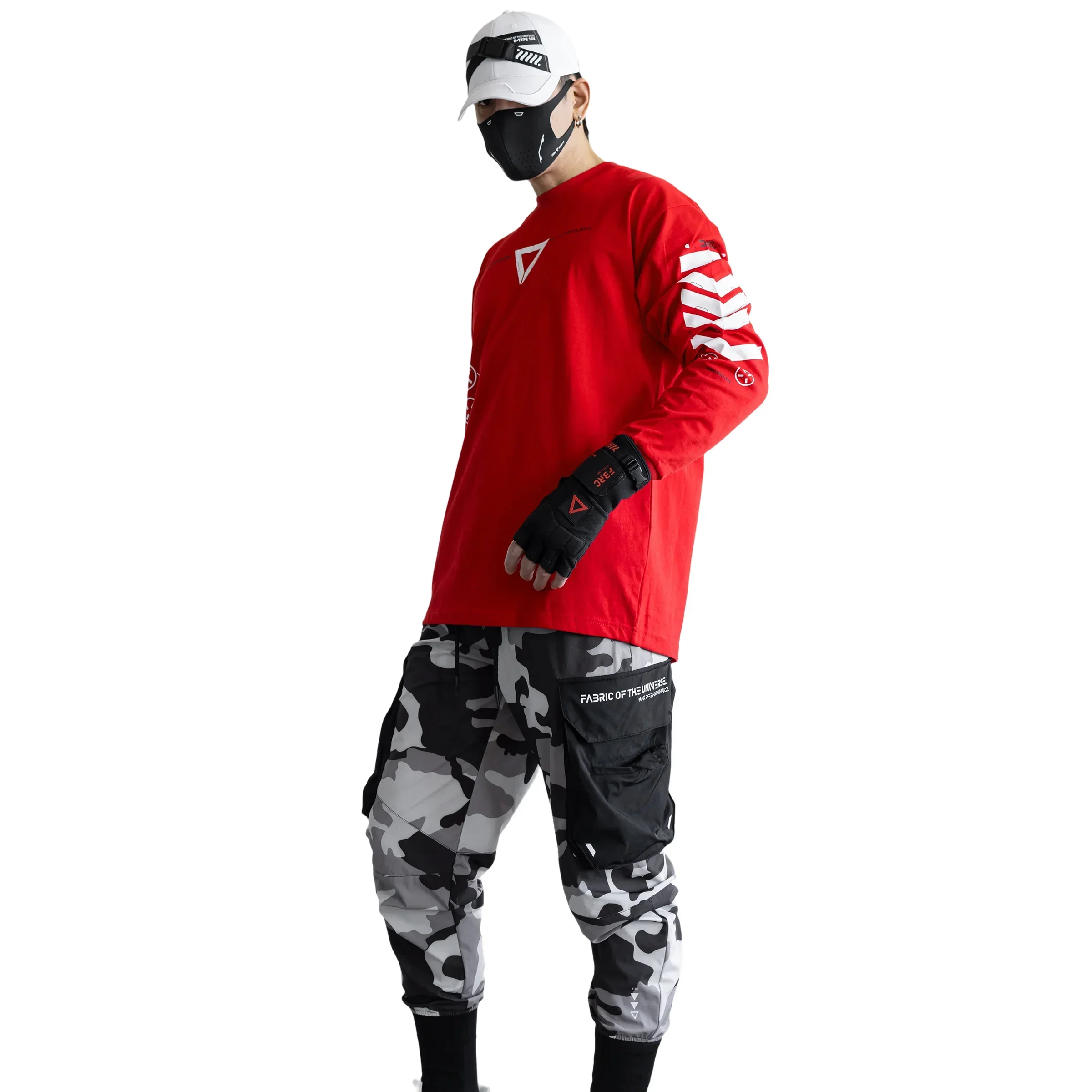 V3-3 Red Long Sleeve T - Image 6