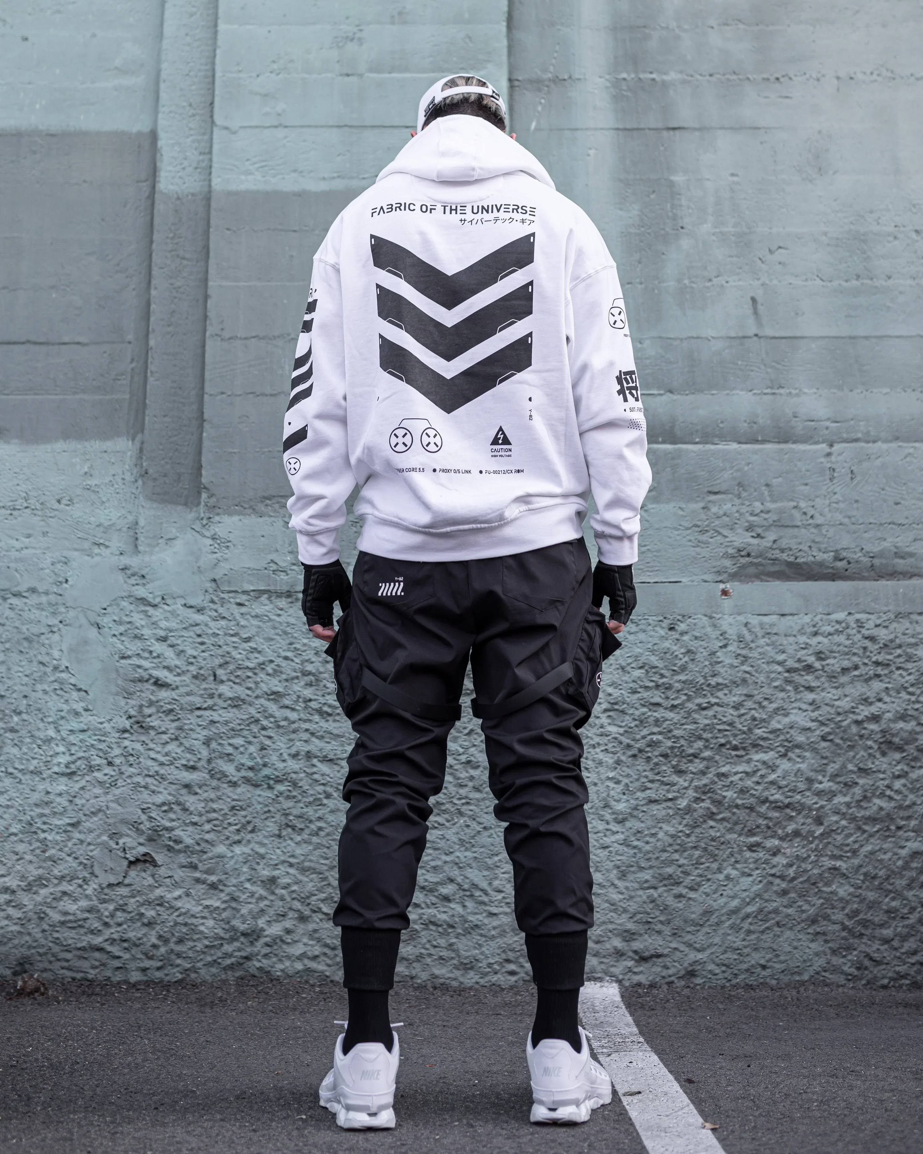 V3-3 White Hoodie - Image 6
