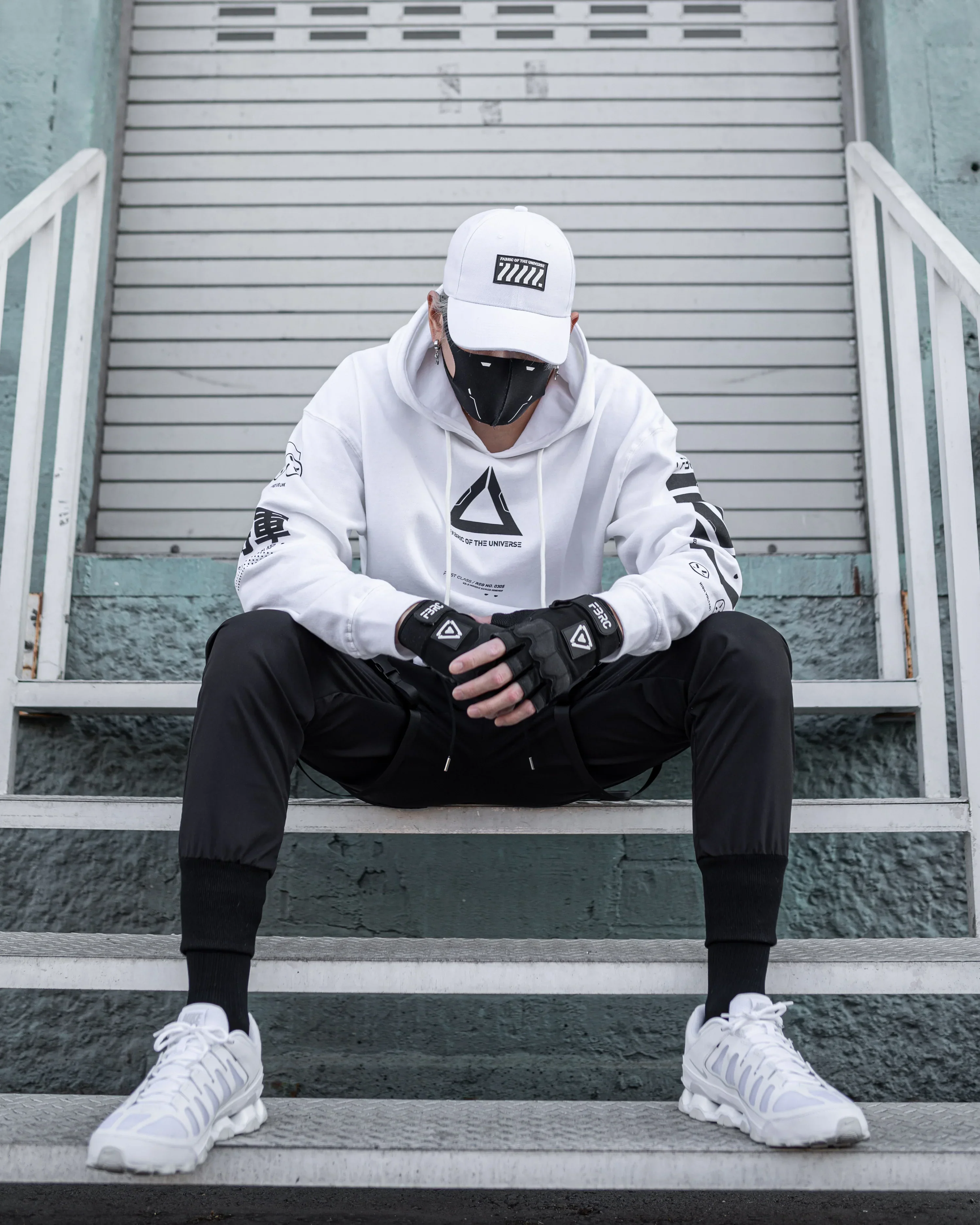 V3-3 White Hoodie - Image 7