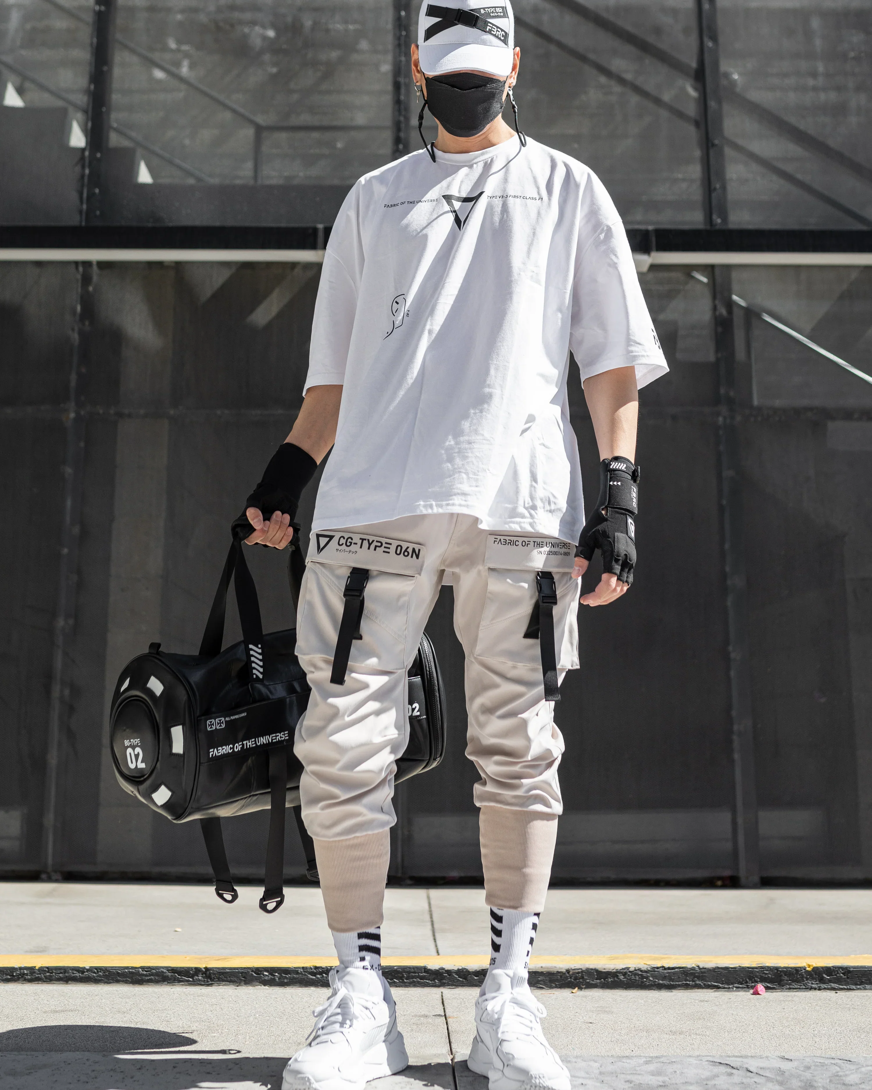 V3-3 White Oversized Short Sleeve T - Image 5