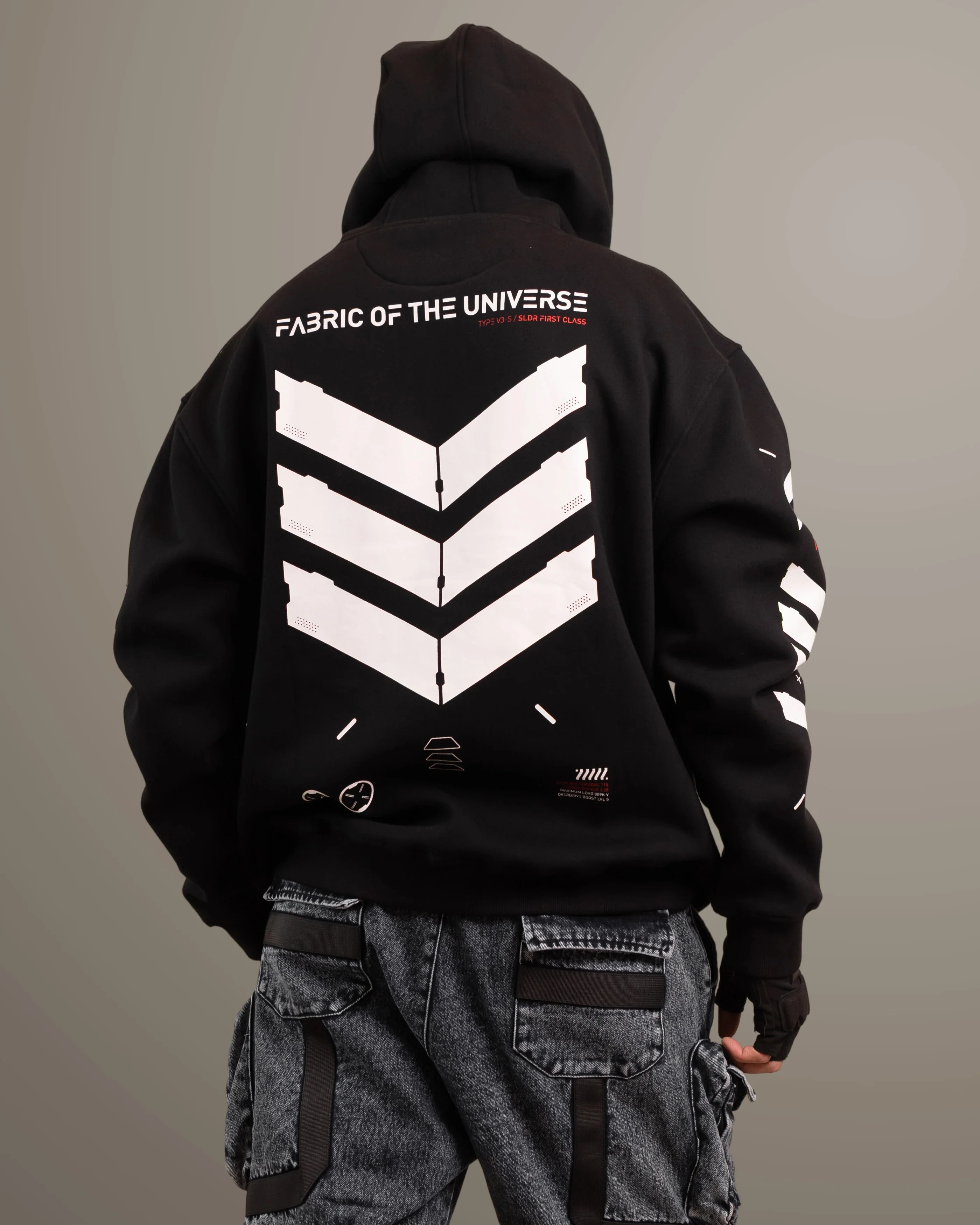 V3-S Black Base Hoodie - Image 10