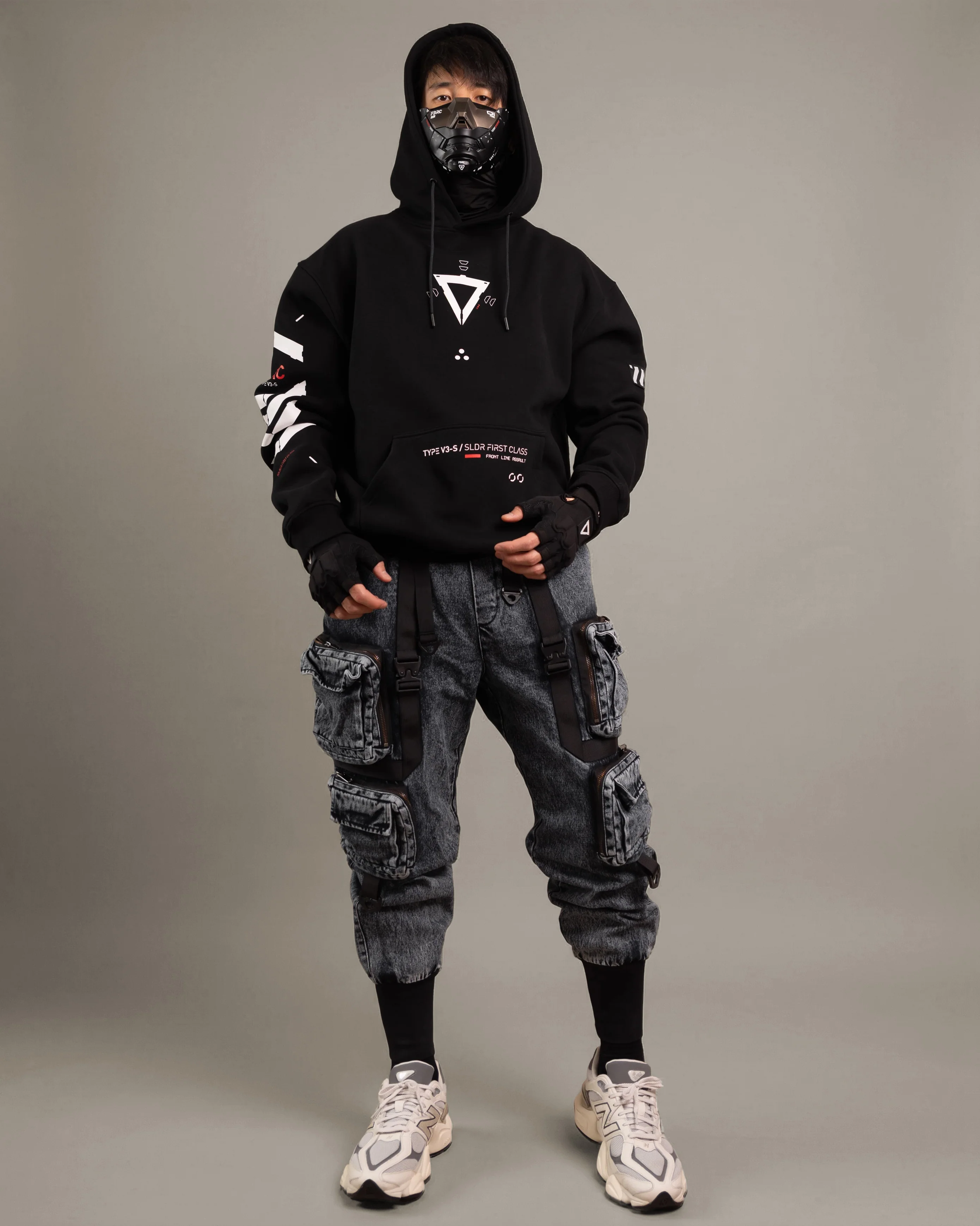 V3-S Black Base Hoodie - Image 12