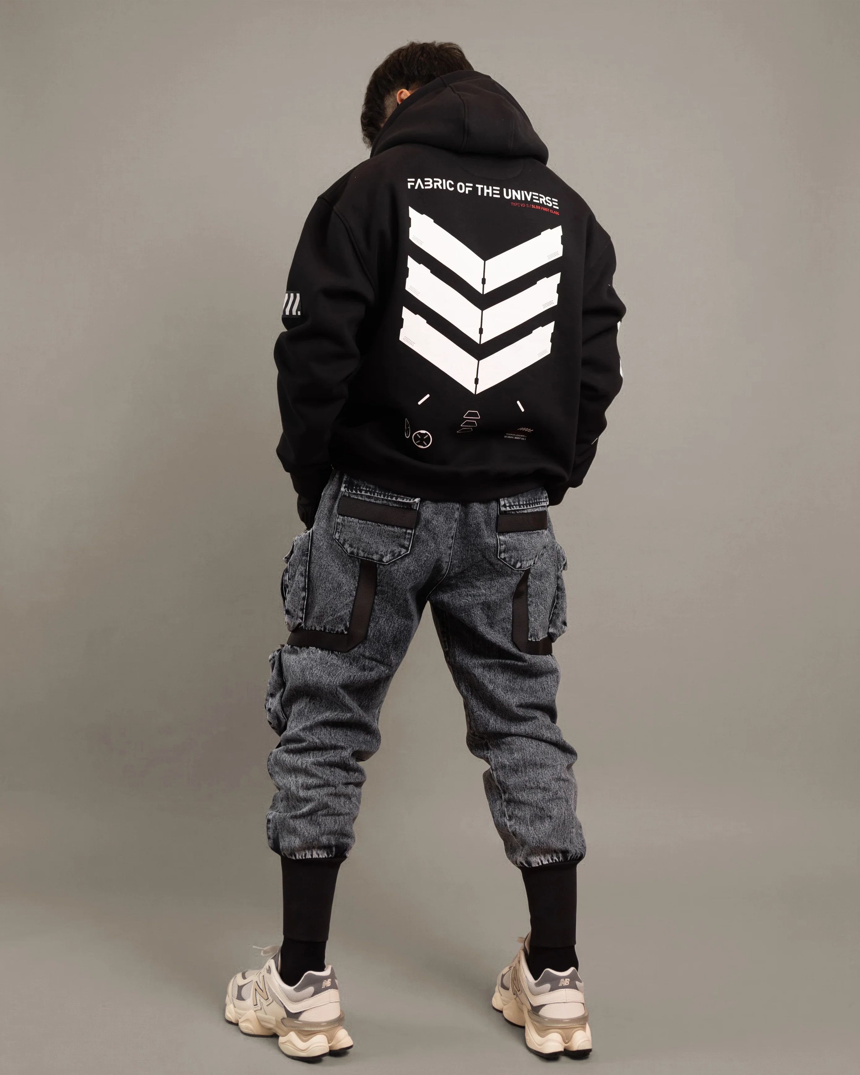 V3-S Black Base Hoodie - Image 6
