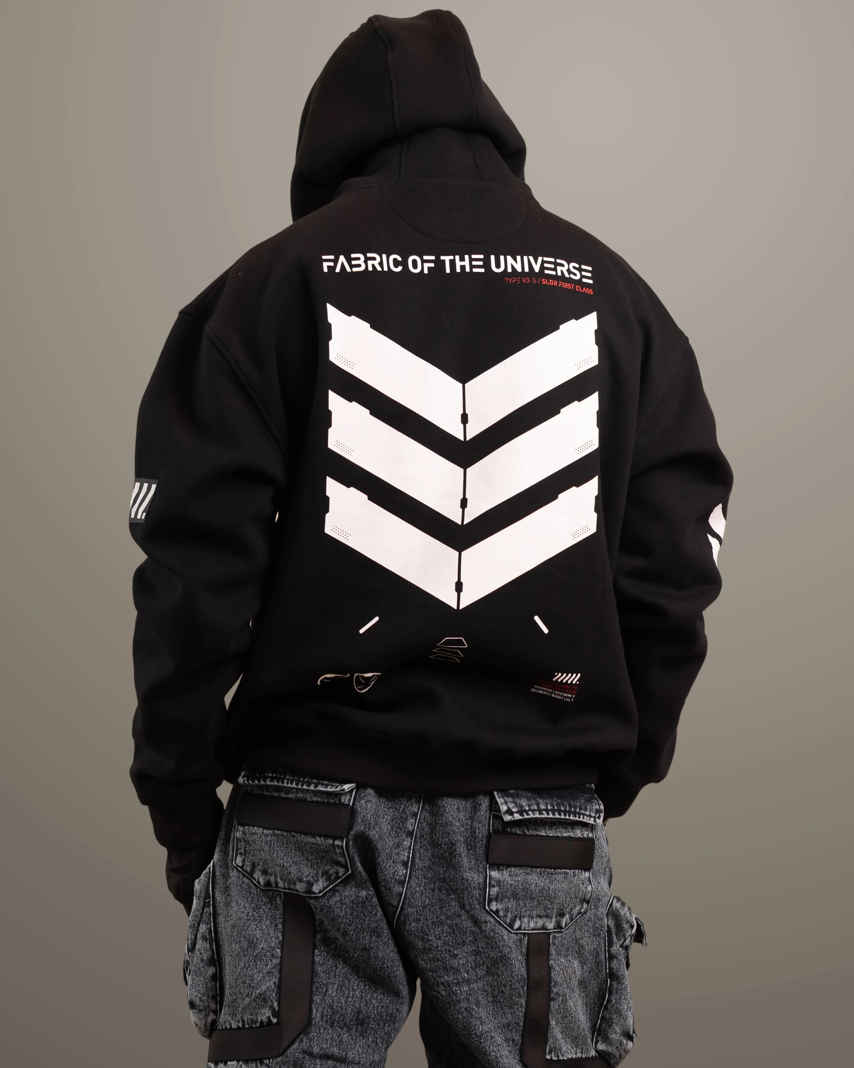V3-S Black Base Hoodie - Image 9