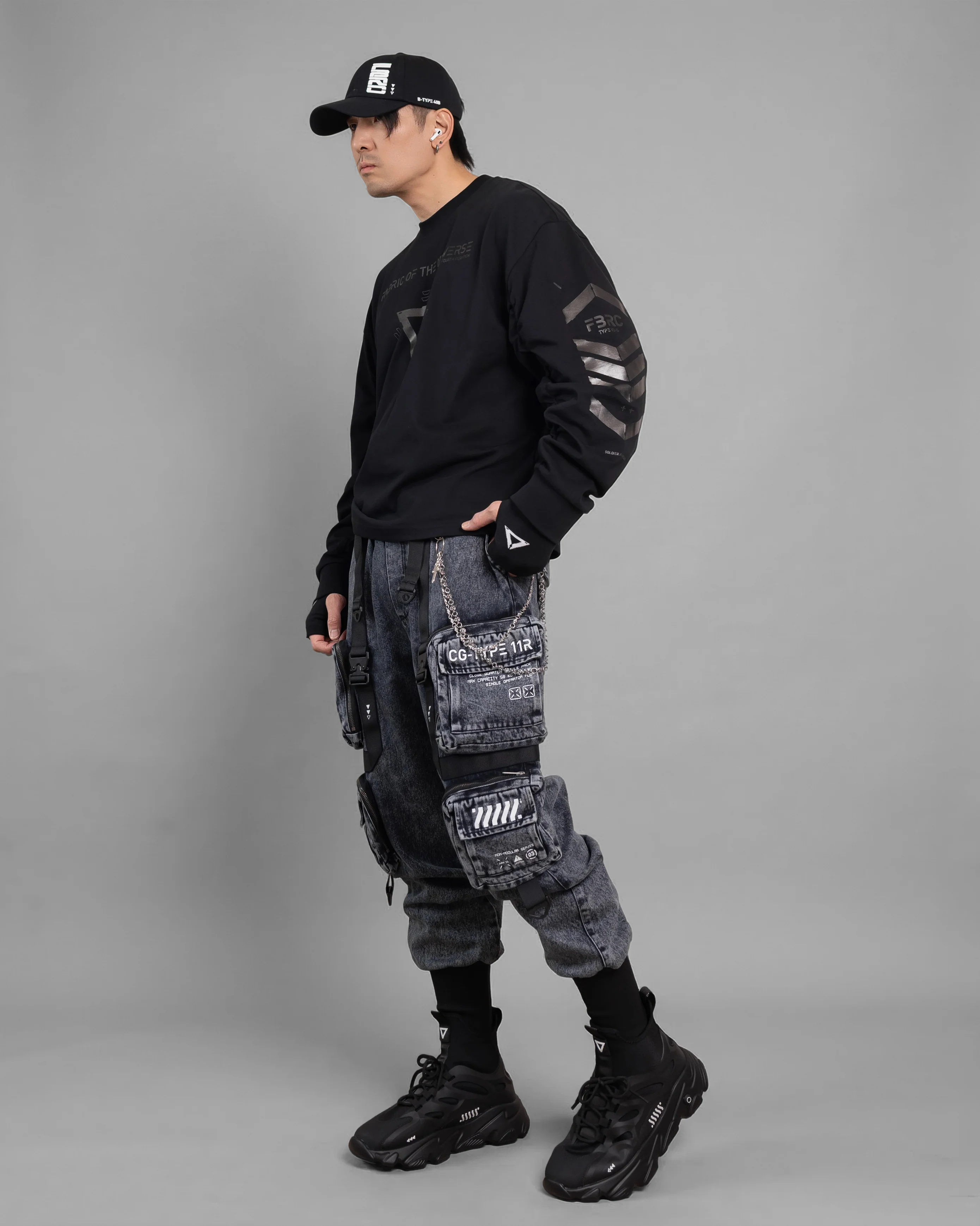 V3-S Black Stealth Long Sleeve T - Image 6