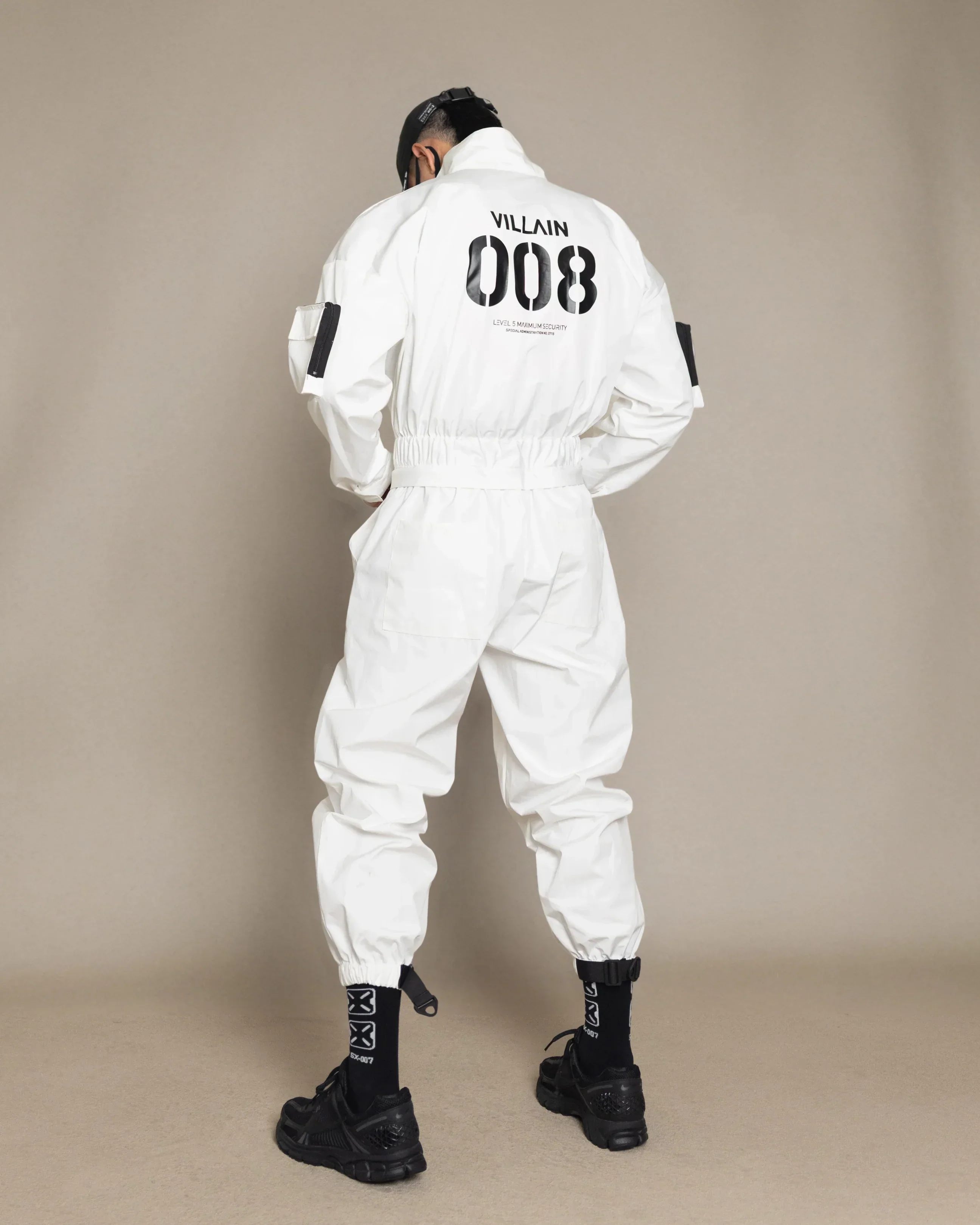 VJ-008 White Villain Jumpsuit - Image 5