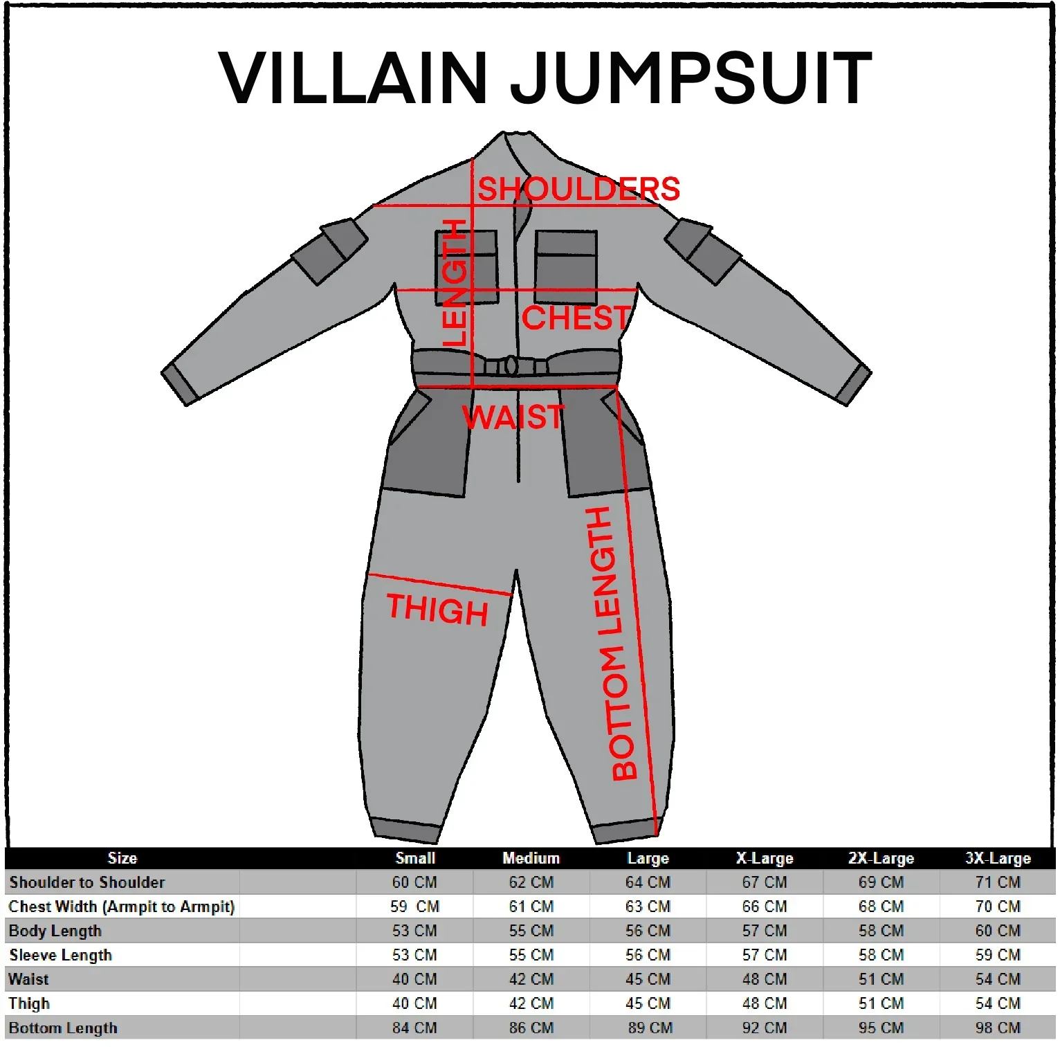 VJ-008 White Villain Jumpsuit - Image 7