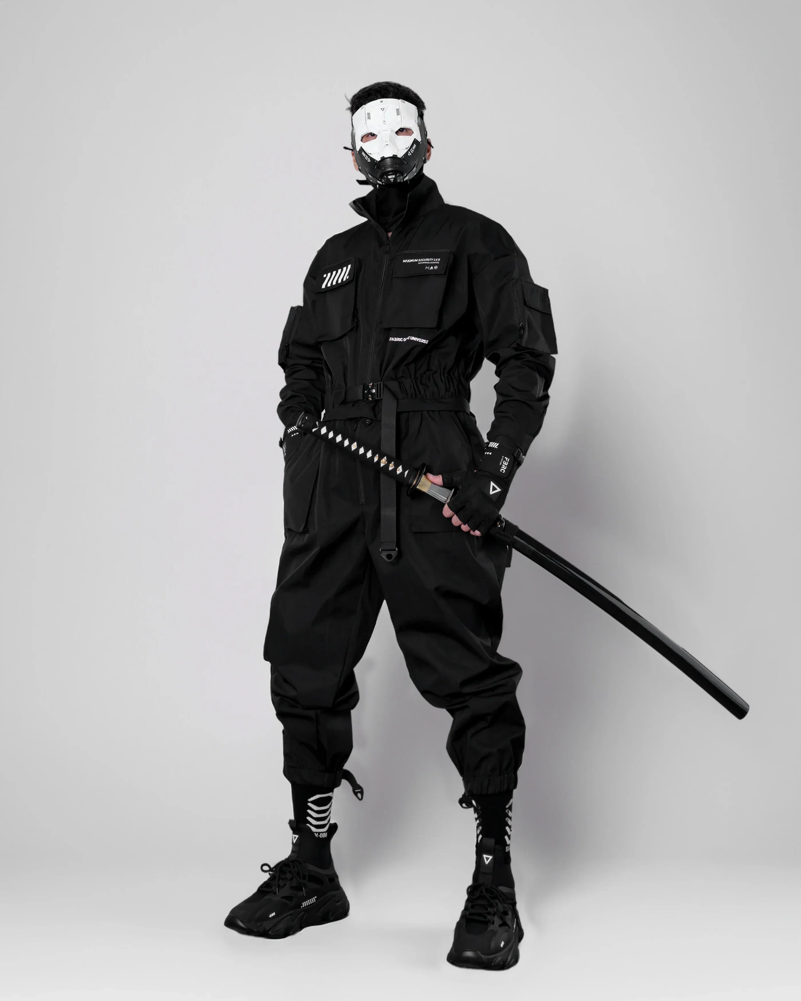 VJ-008 Black Villain Jumpsuit - Image 5
