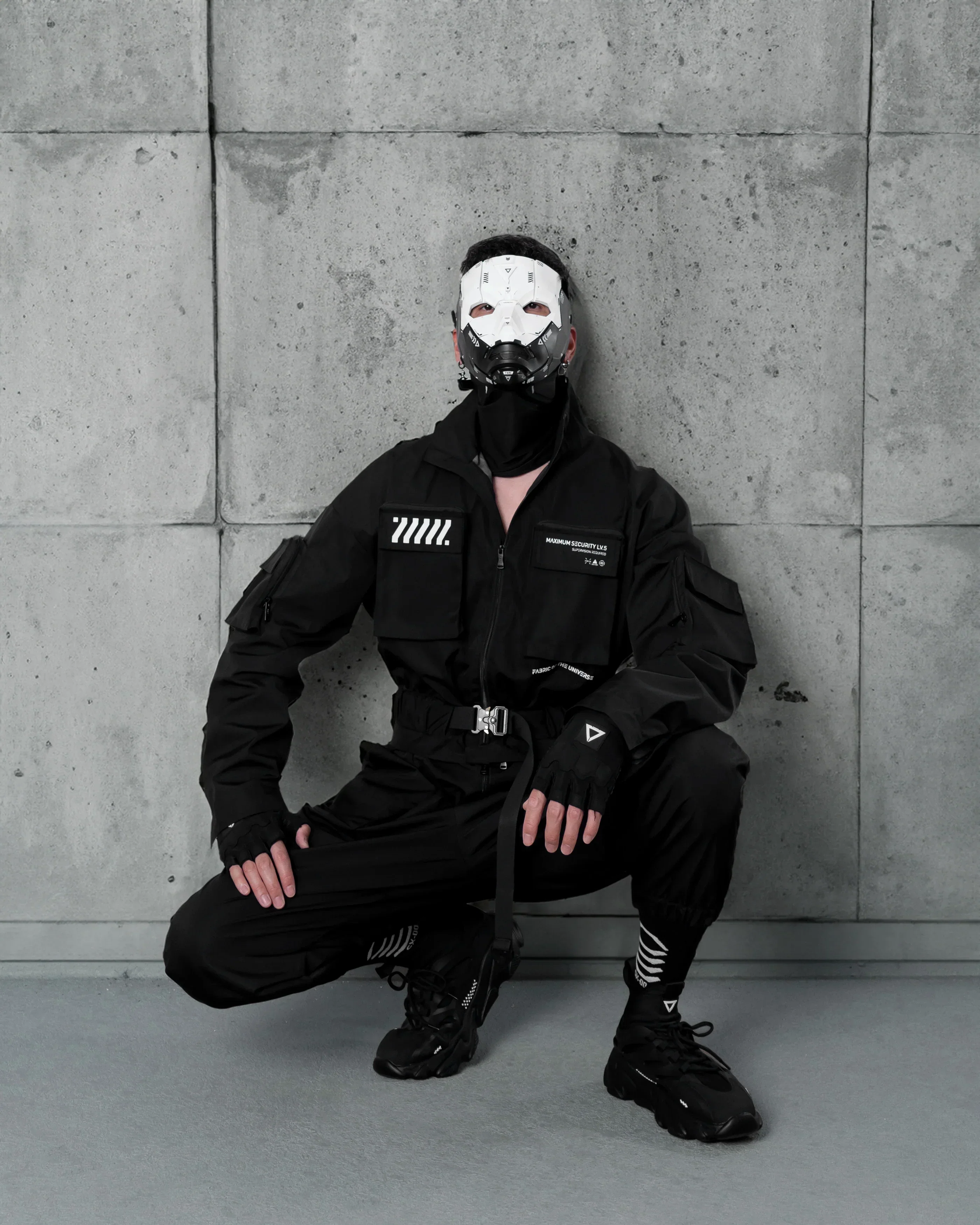 VJ-008 Black Villain Jumpsuit - Image 7