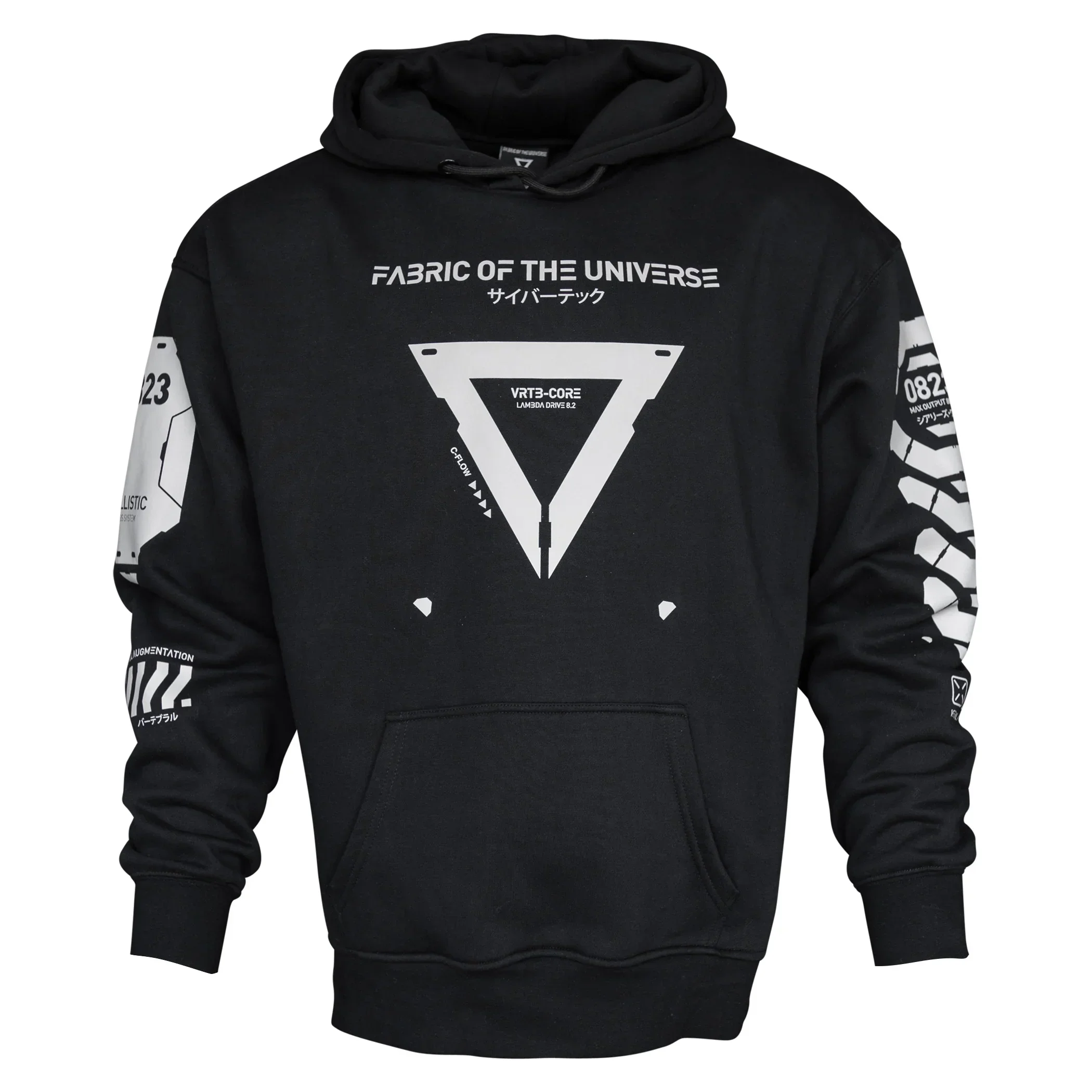 VRTB-02 Black Reflective Hoodie - Image 2