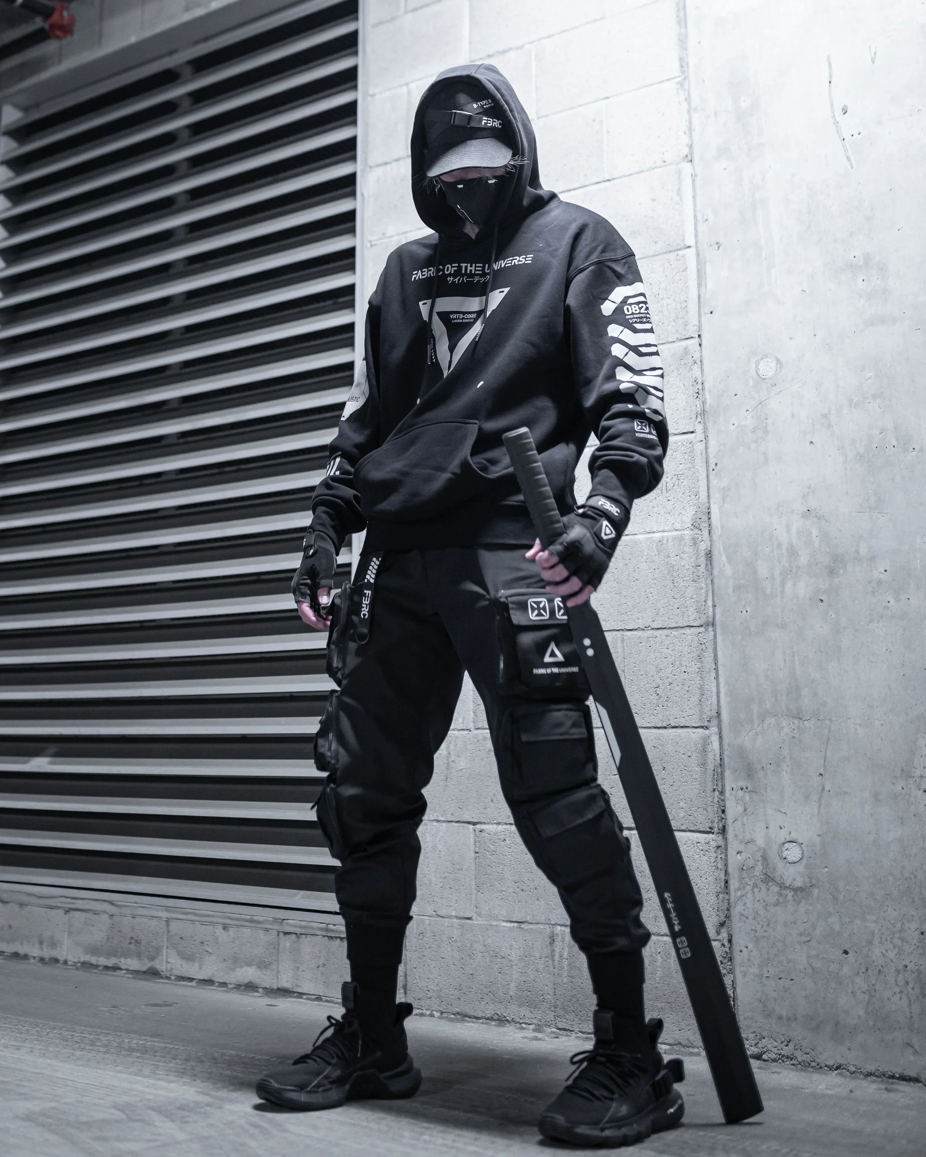 VRTB-02 Black Reflective Hoodie - Image 6