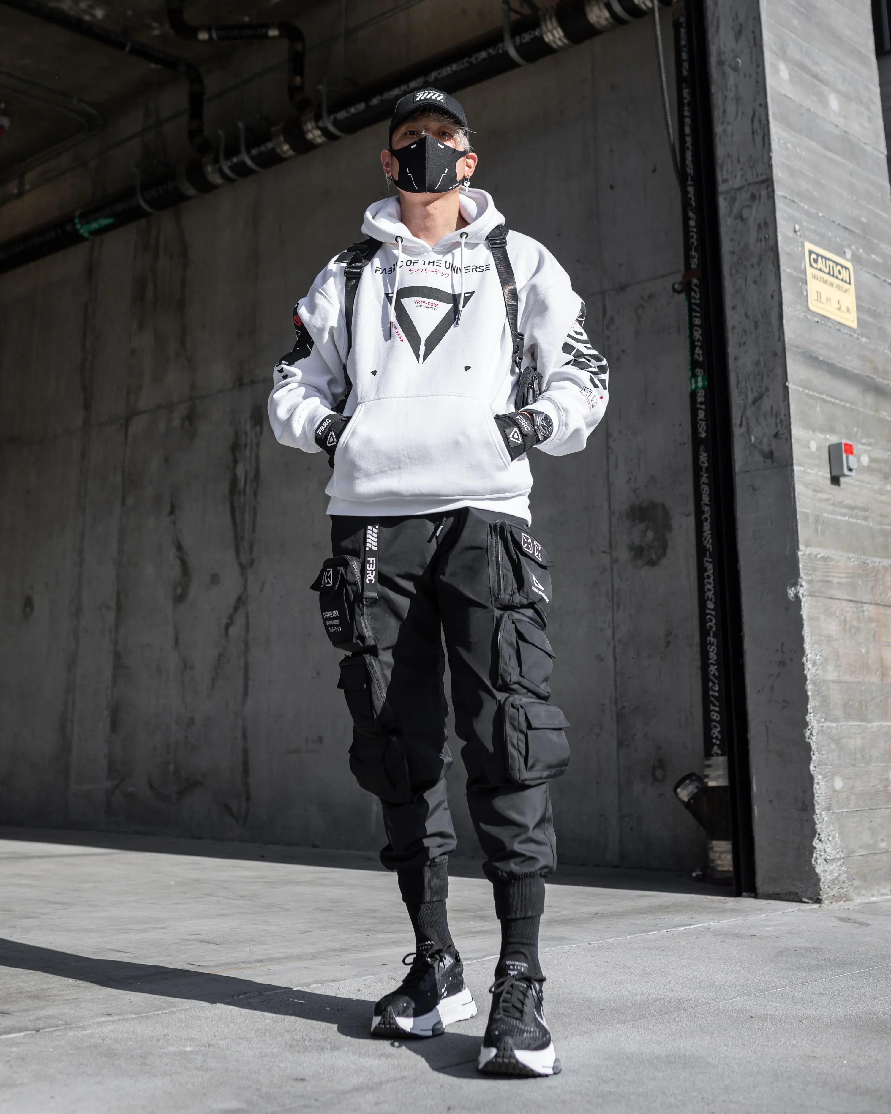 VRTB-02 White Hoodie - Image 3