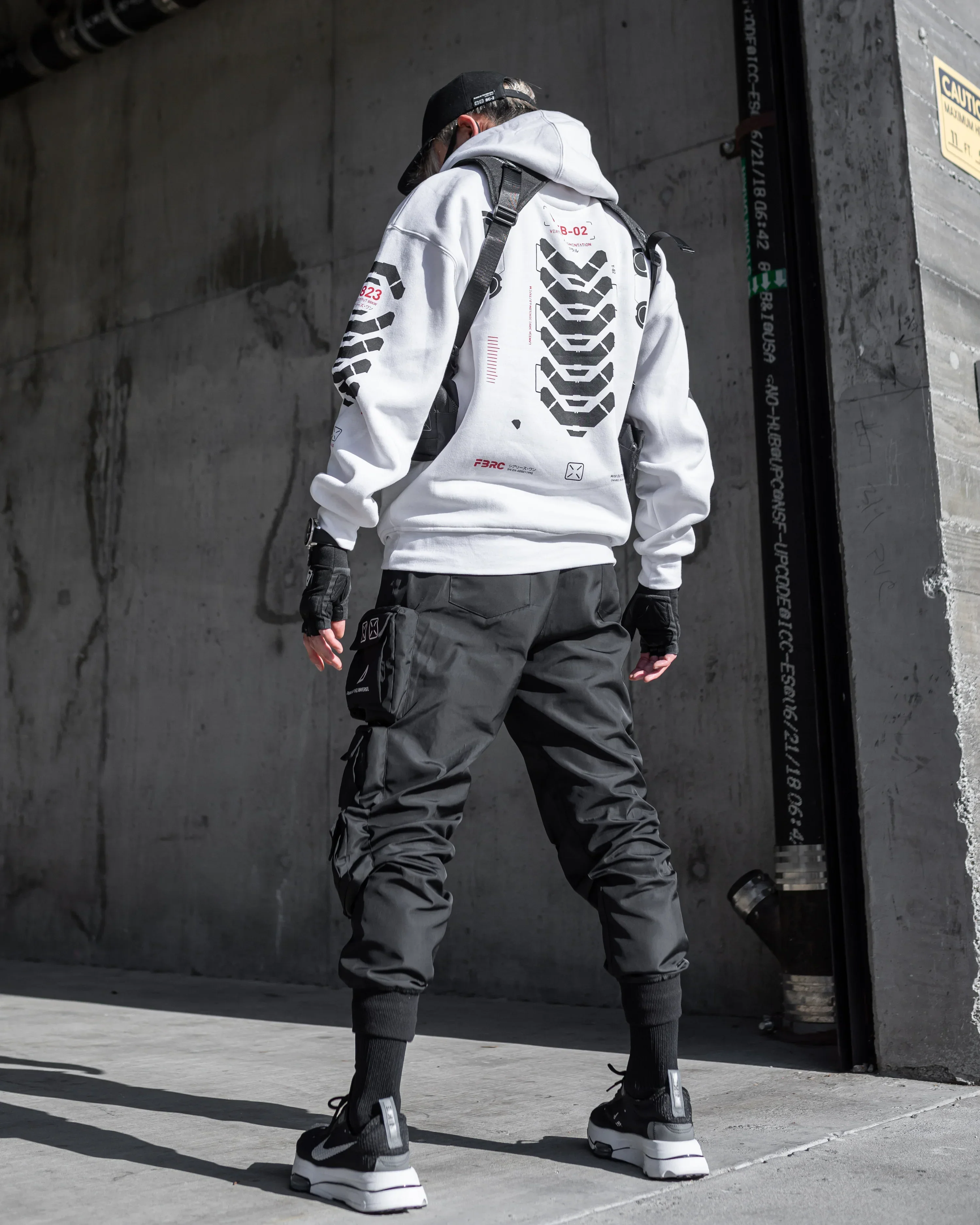 VRTB-02 White Hoodie - Image 4