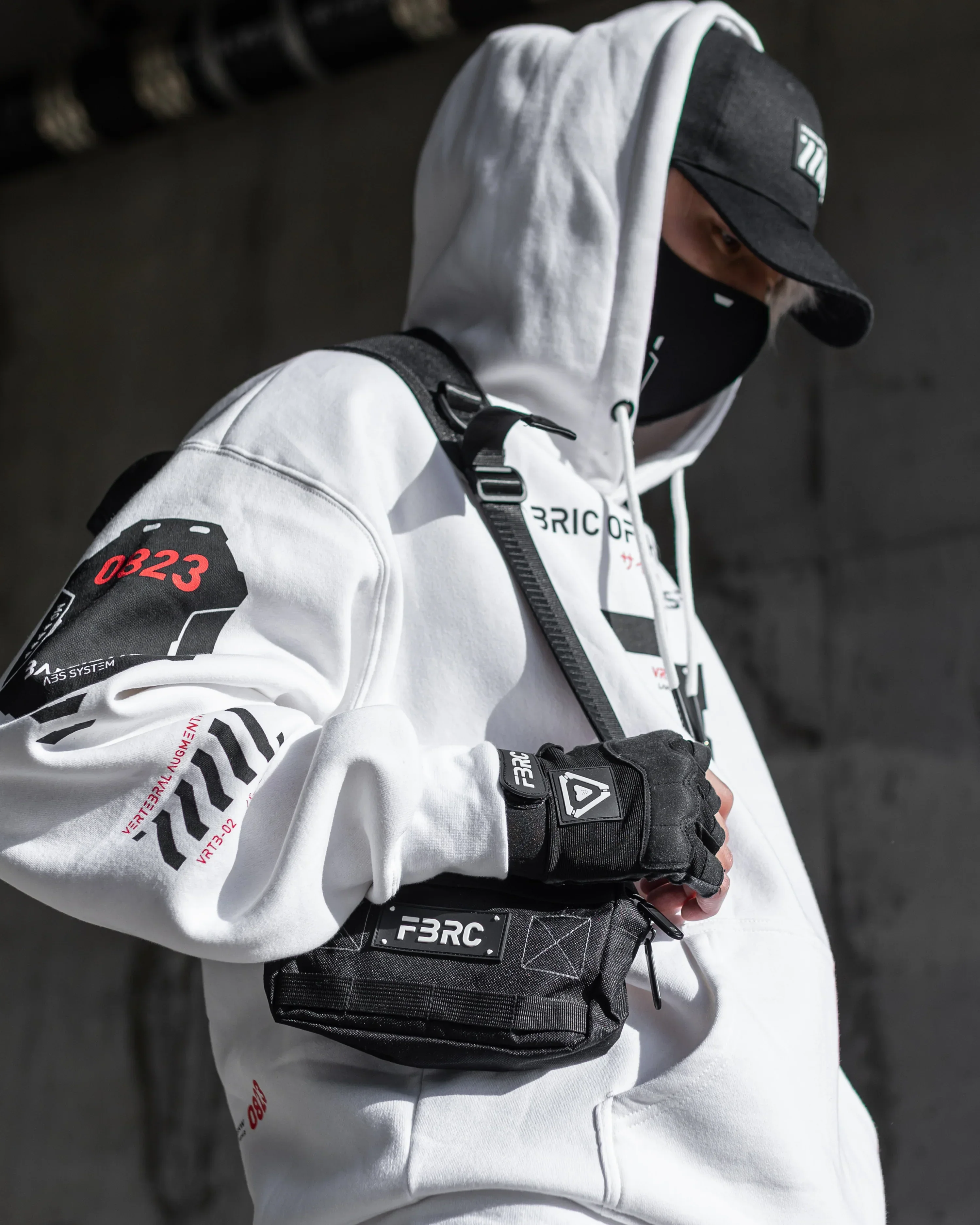 VRTB-02 White Hoodie - Image 7