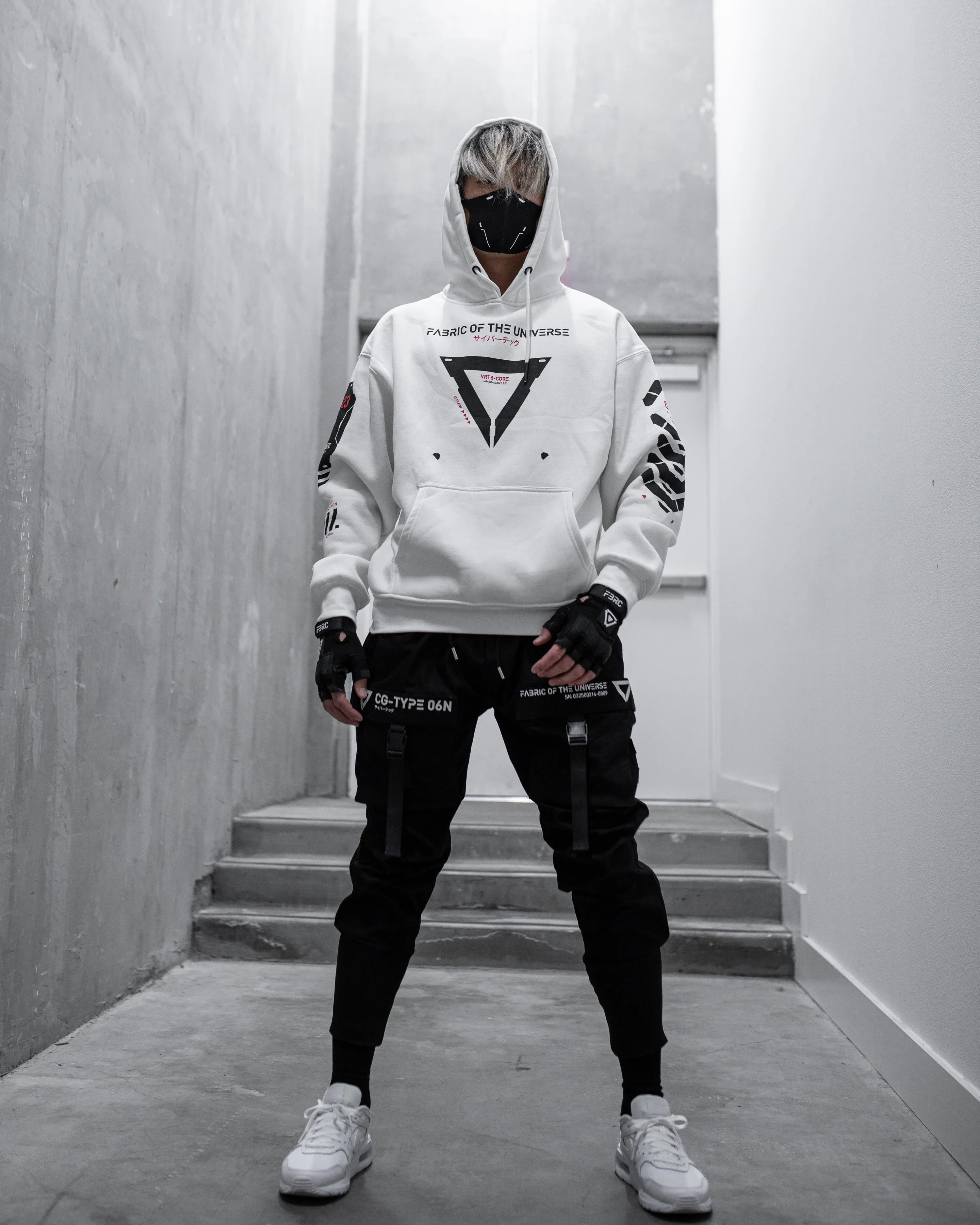 VRTB-02 White Hoodie - Image 8