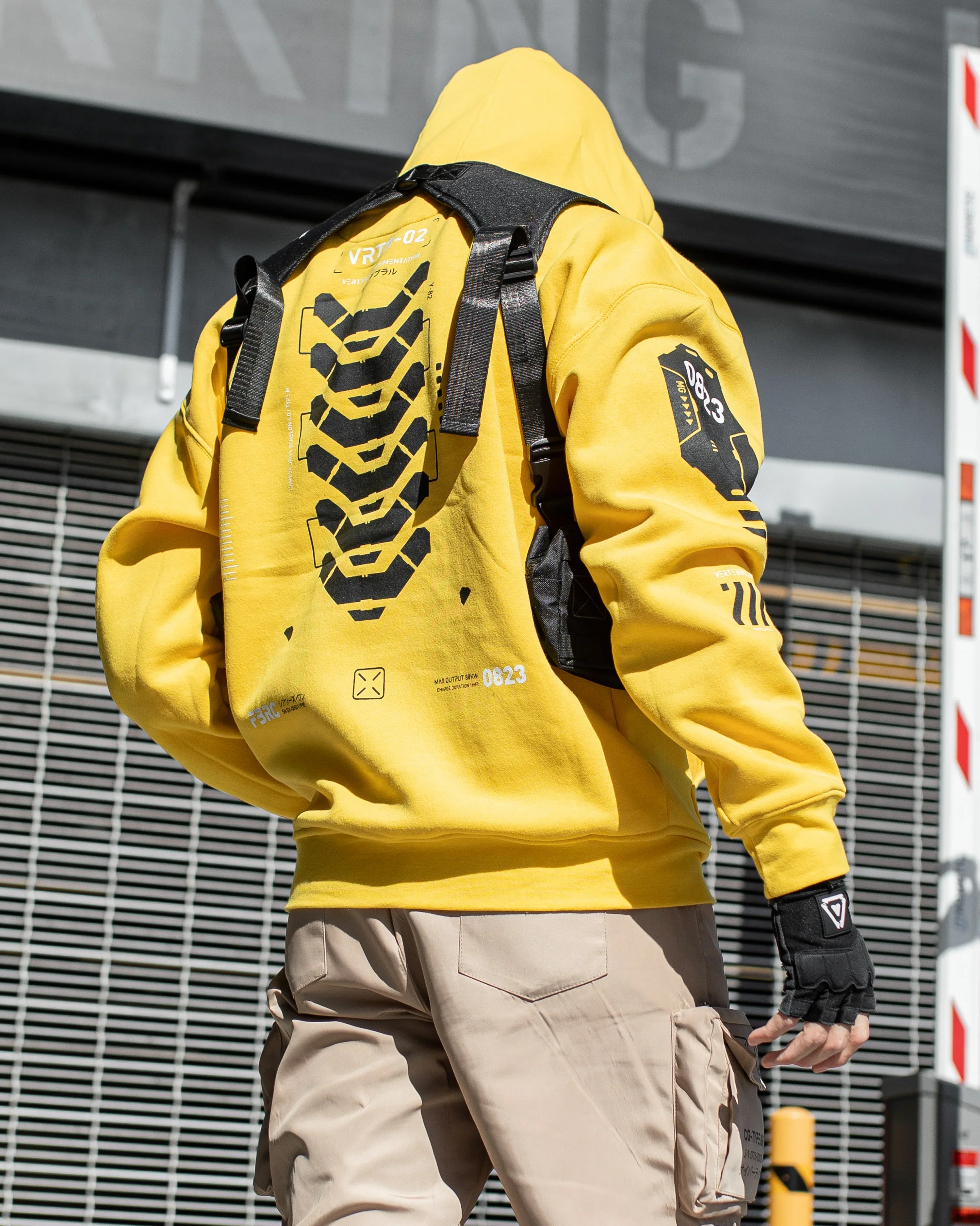 VRTB-02 Yellow Hoodie - Image 4
