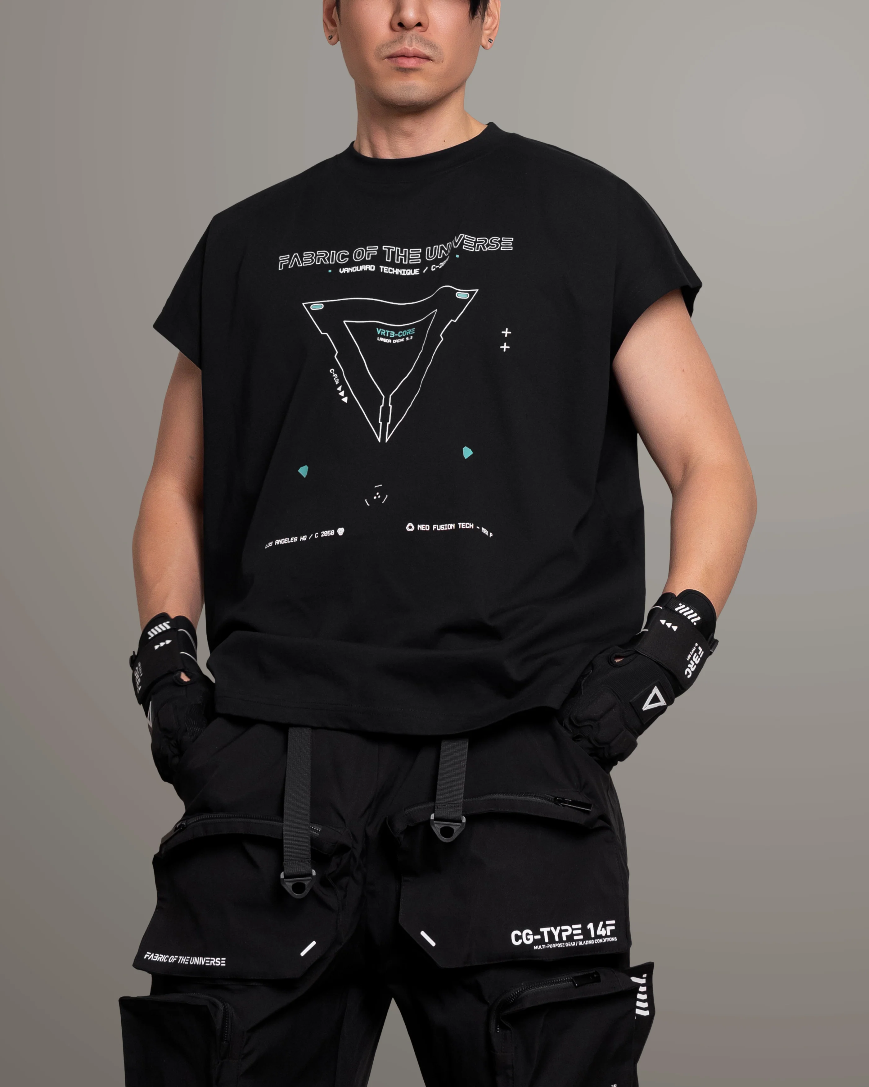 VRTB-03 Black Mint Sleeveless T - Image 3