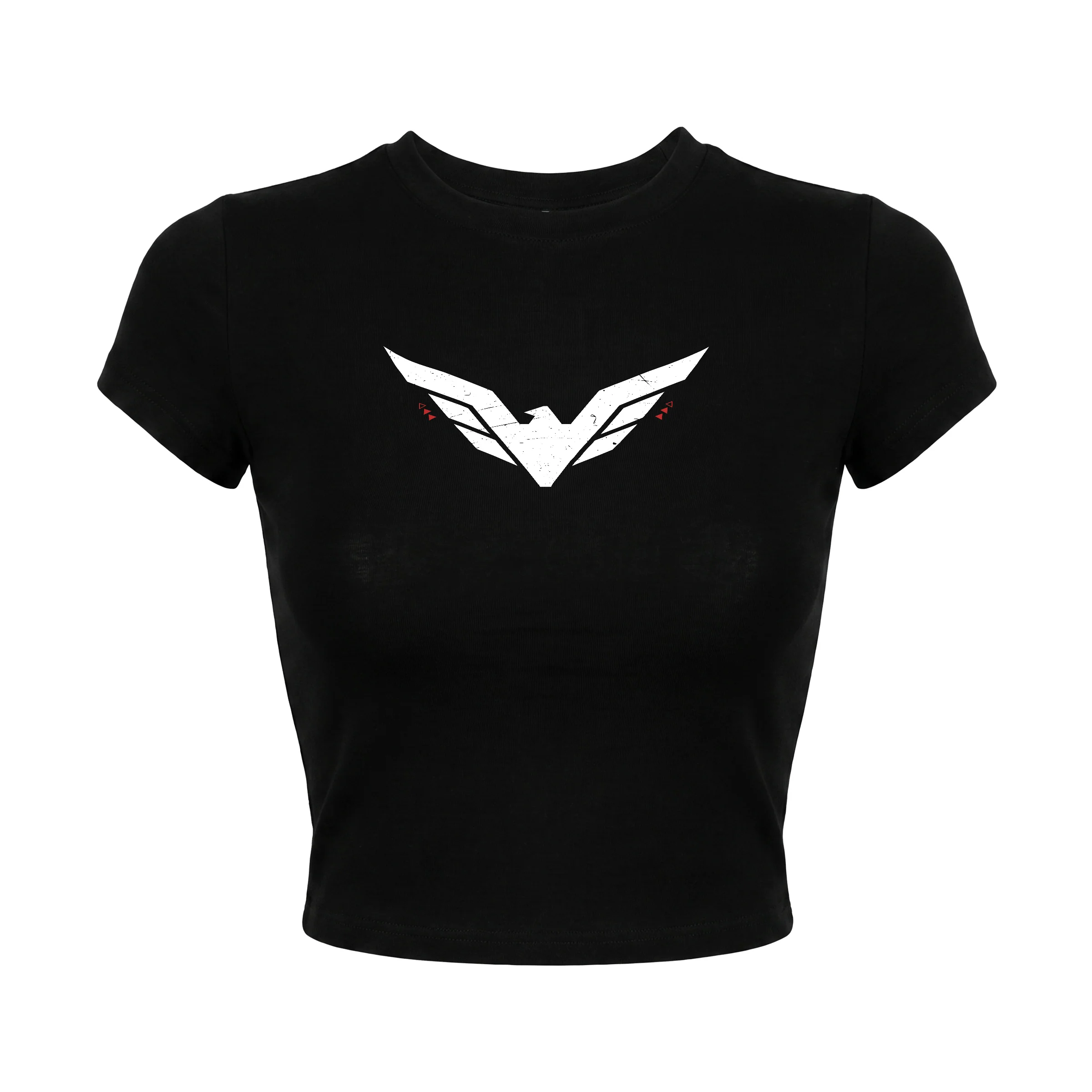 VRTB-03B Black Semi-Crop T - Image 2