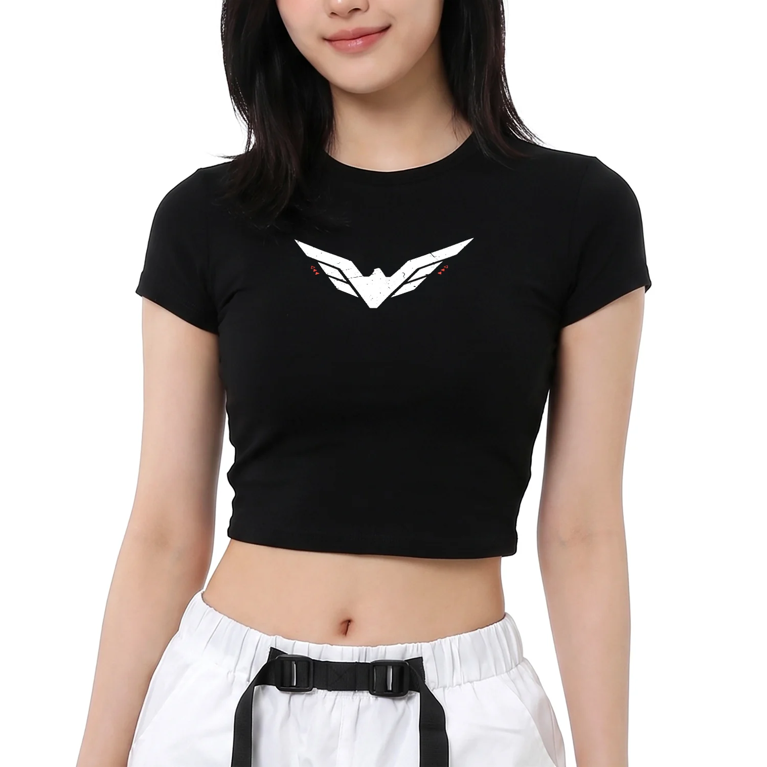 VRTB-03B Black Semi-Crop T - Image 4