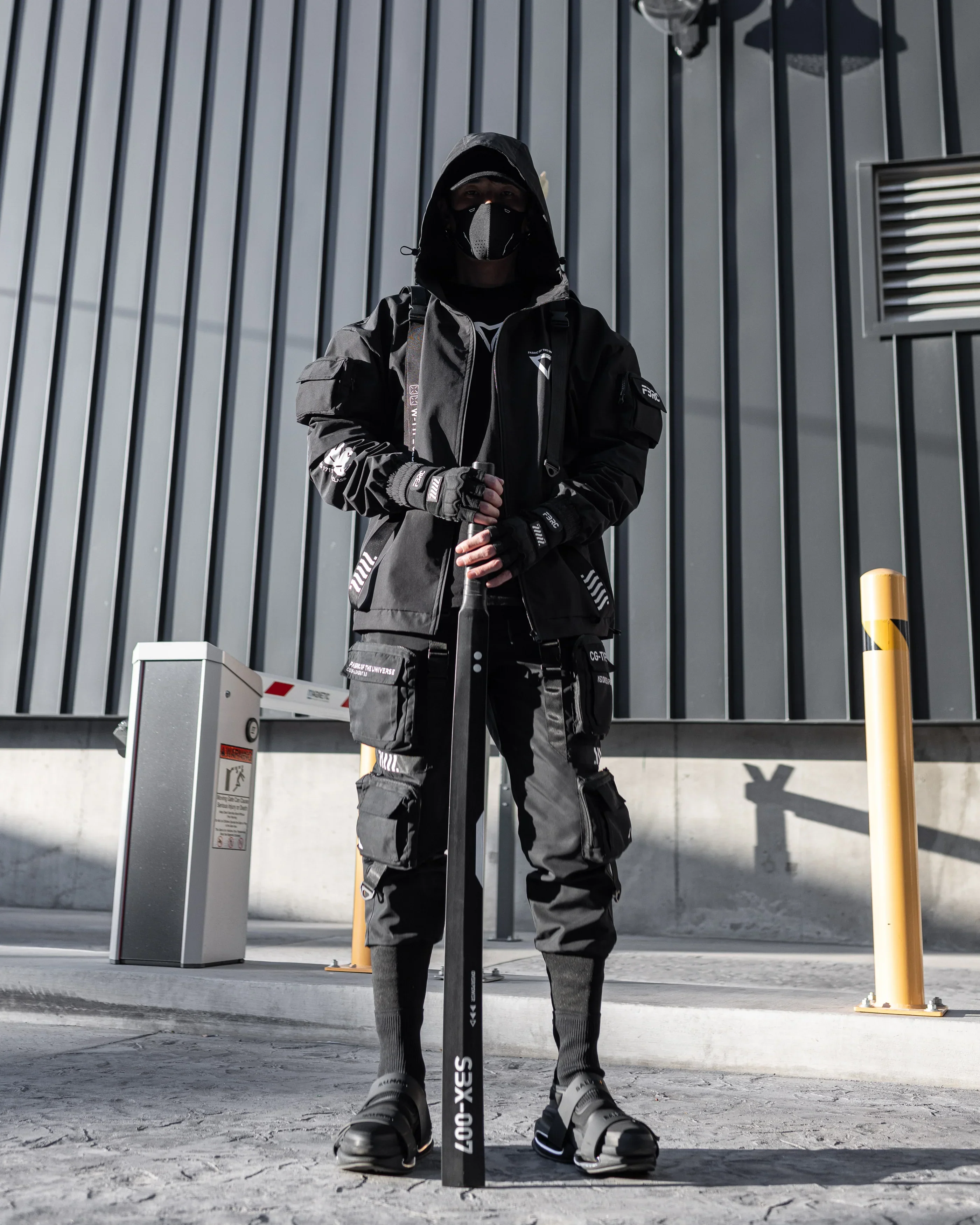 W-Type 02B Black Windbreaker - Image 4