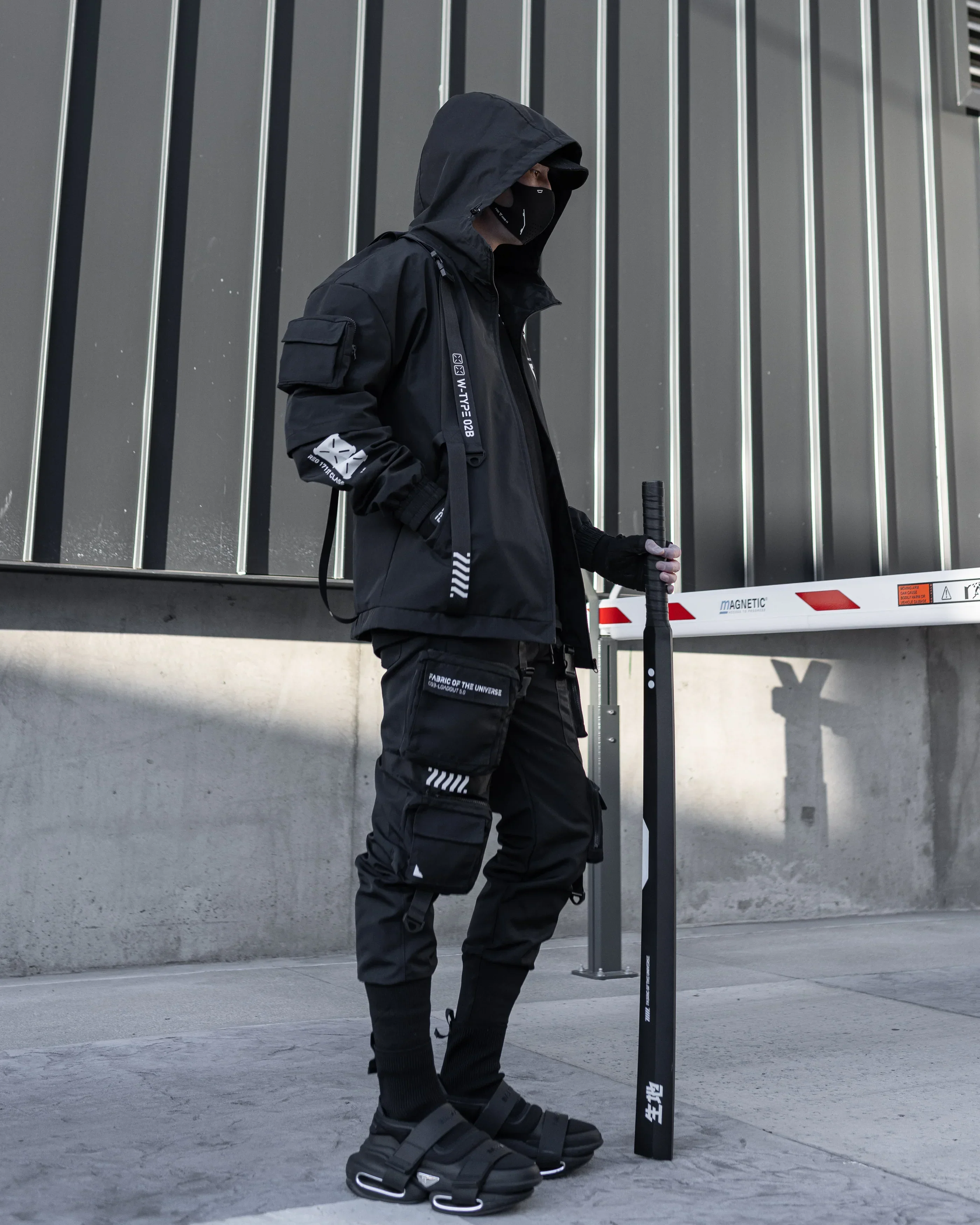 W-Type 02B Black Windbreaker - Image 5