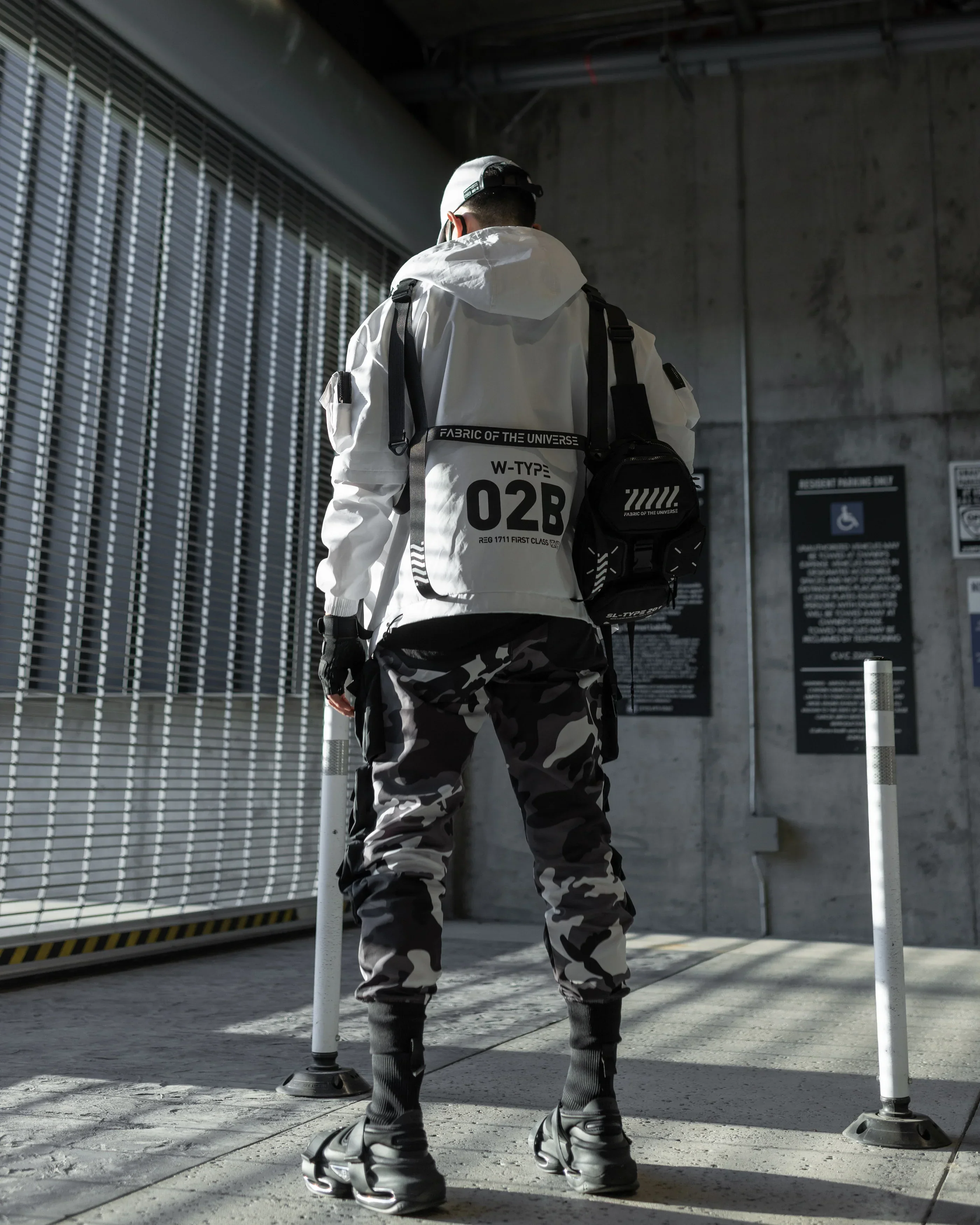 W-Type 02B White Windbreaker - Image 4