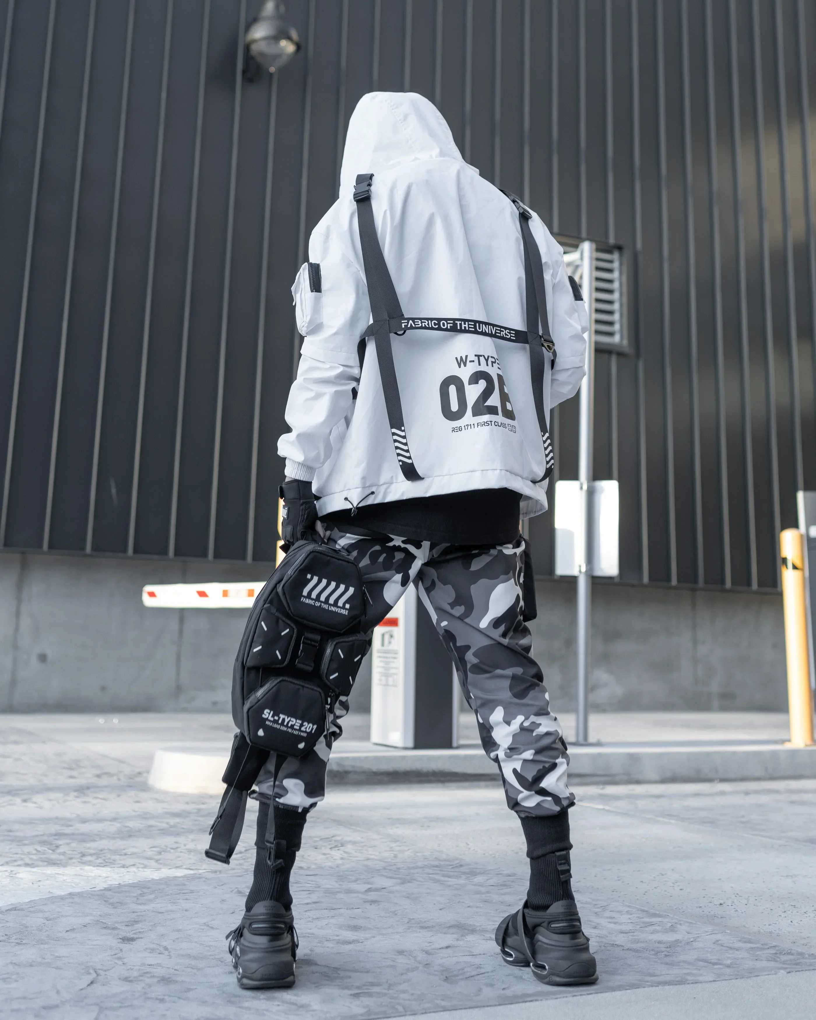 W-Type 02B White Windbreaker - Image 7