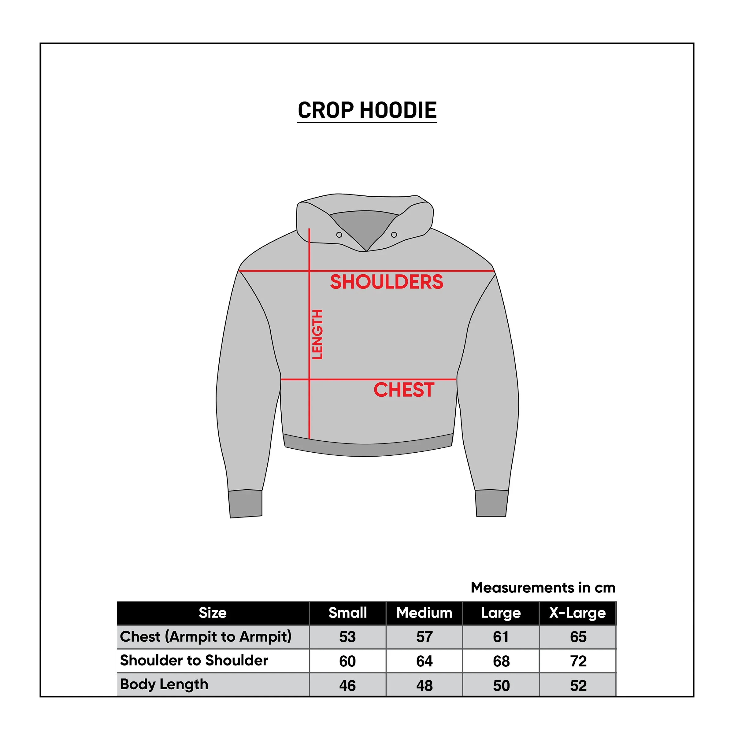 XB-03 Black Crop Hoodie - Image 6