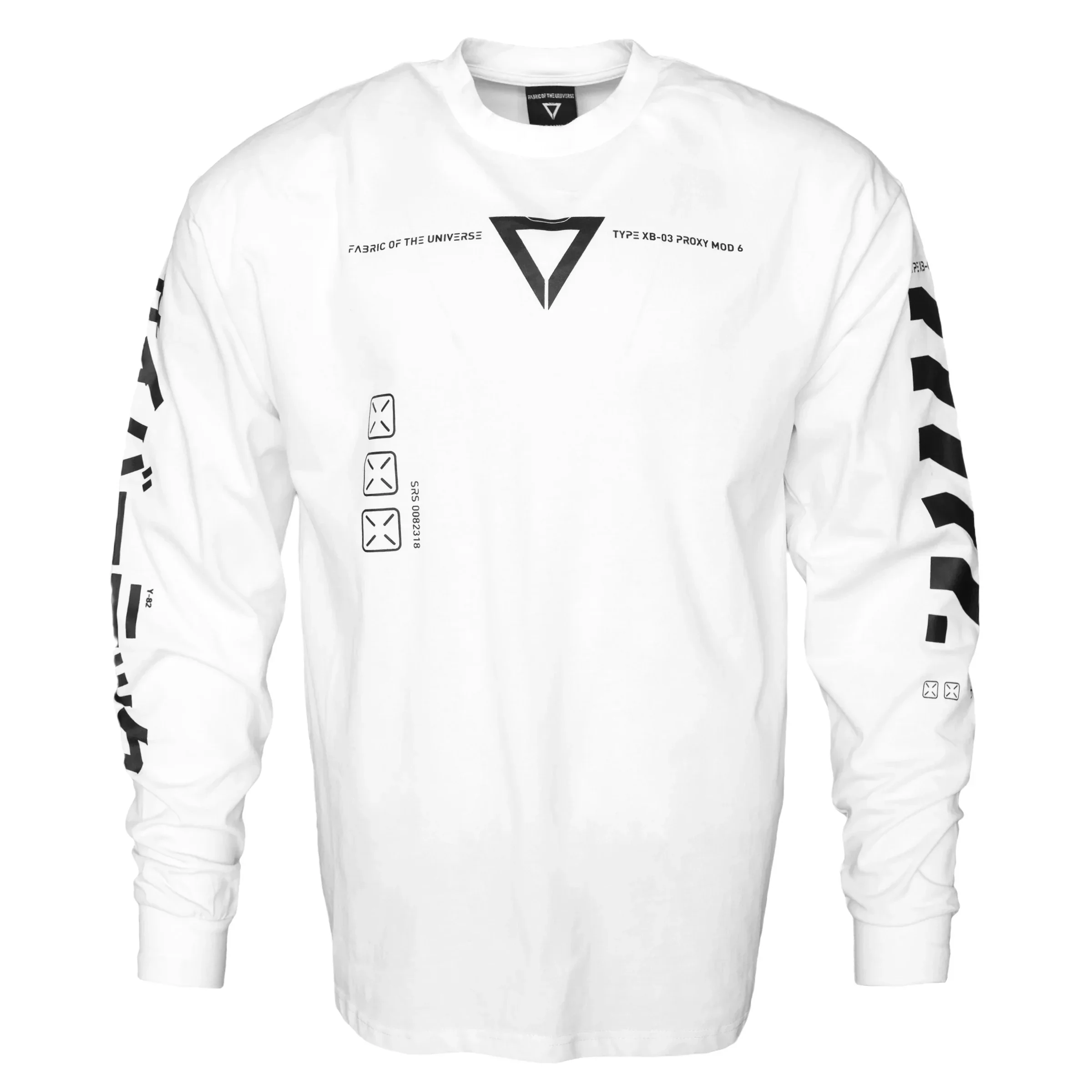 XB-03 White Long Sleeve T - Image 2