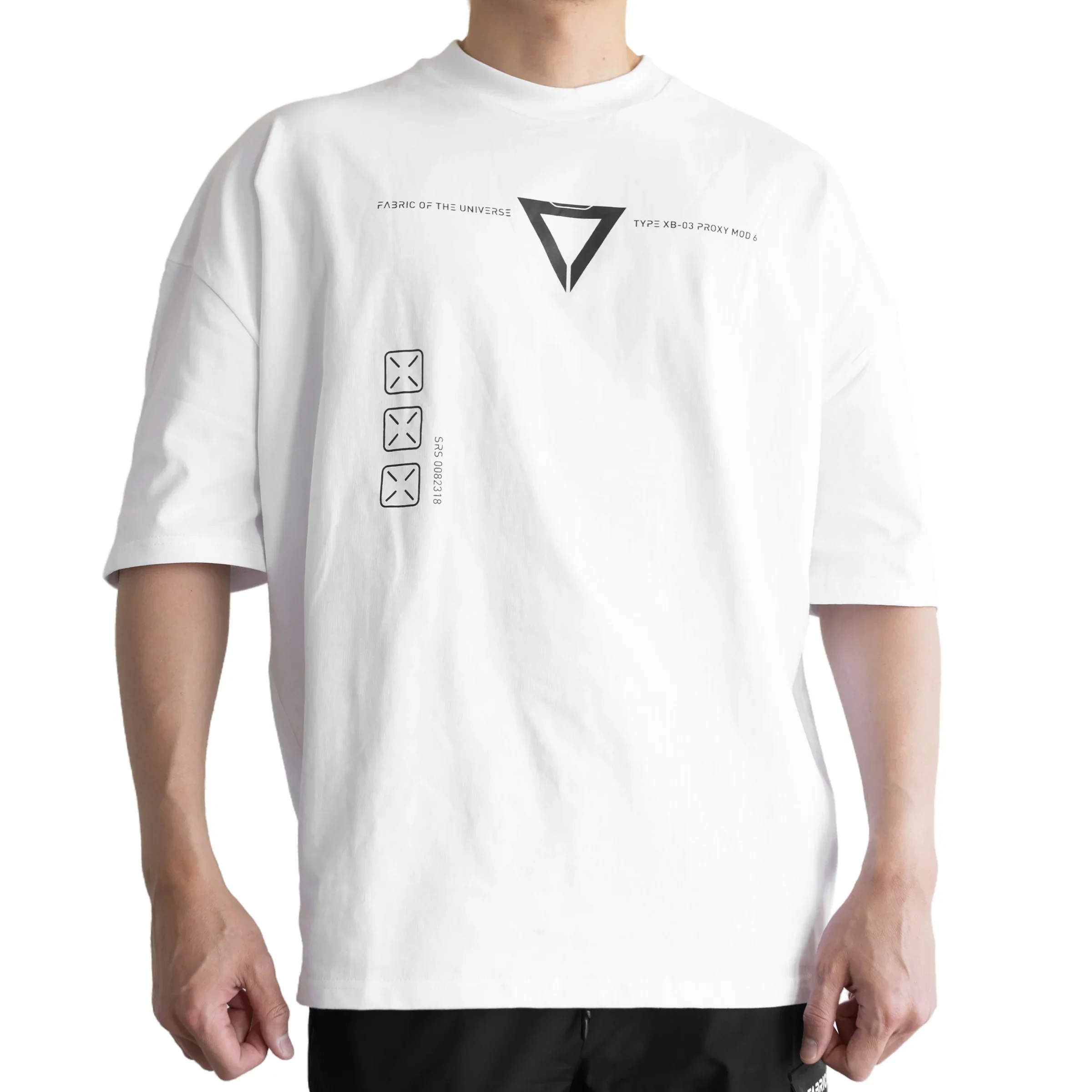 XB-03 White Oversized Short Sleeve T - Image 2
