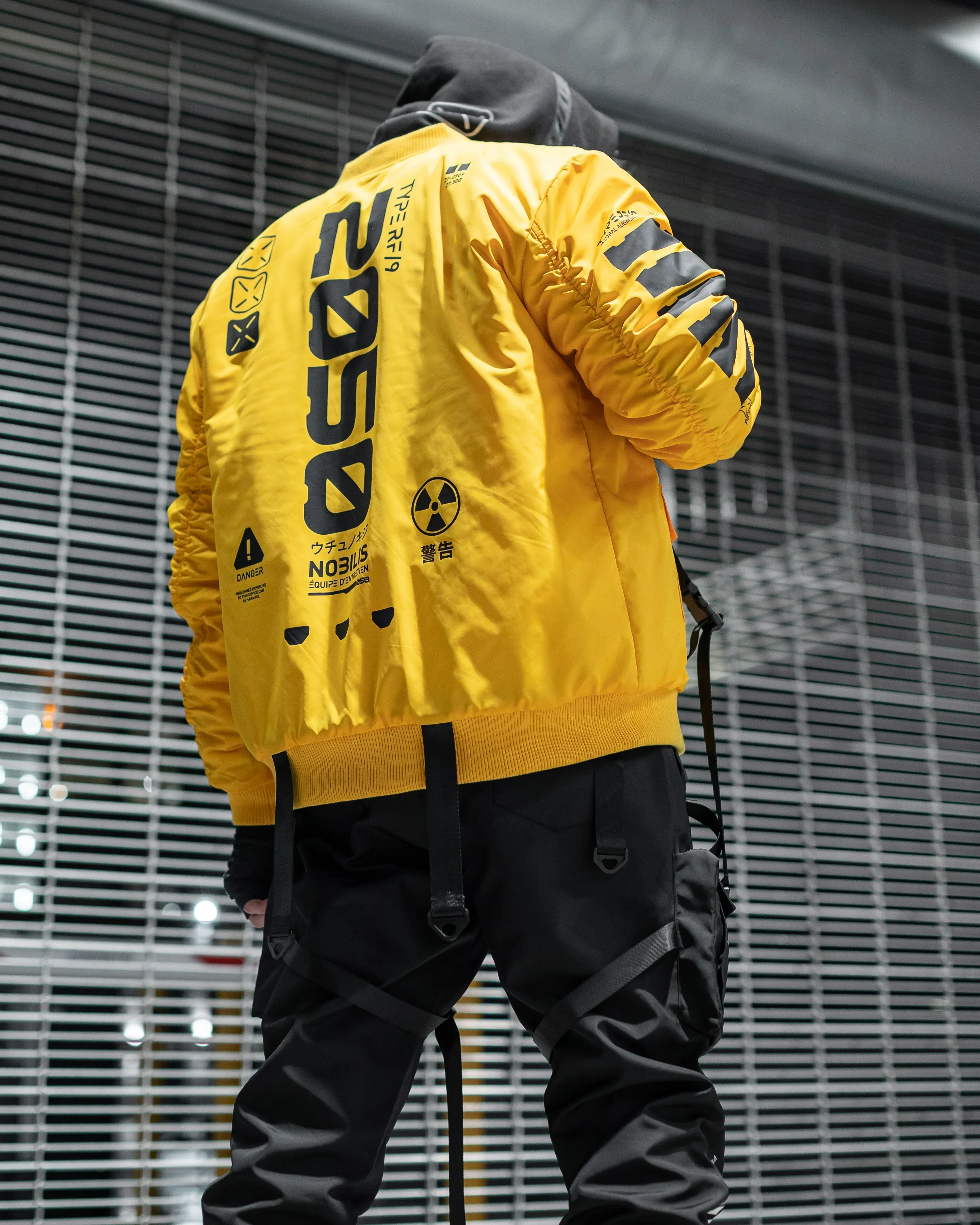 Y-2050 Gold Bomber Jacket - Image 4