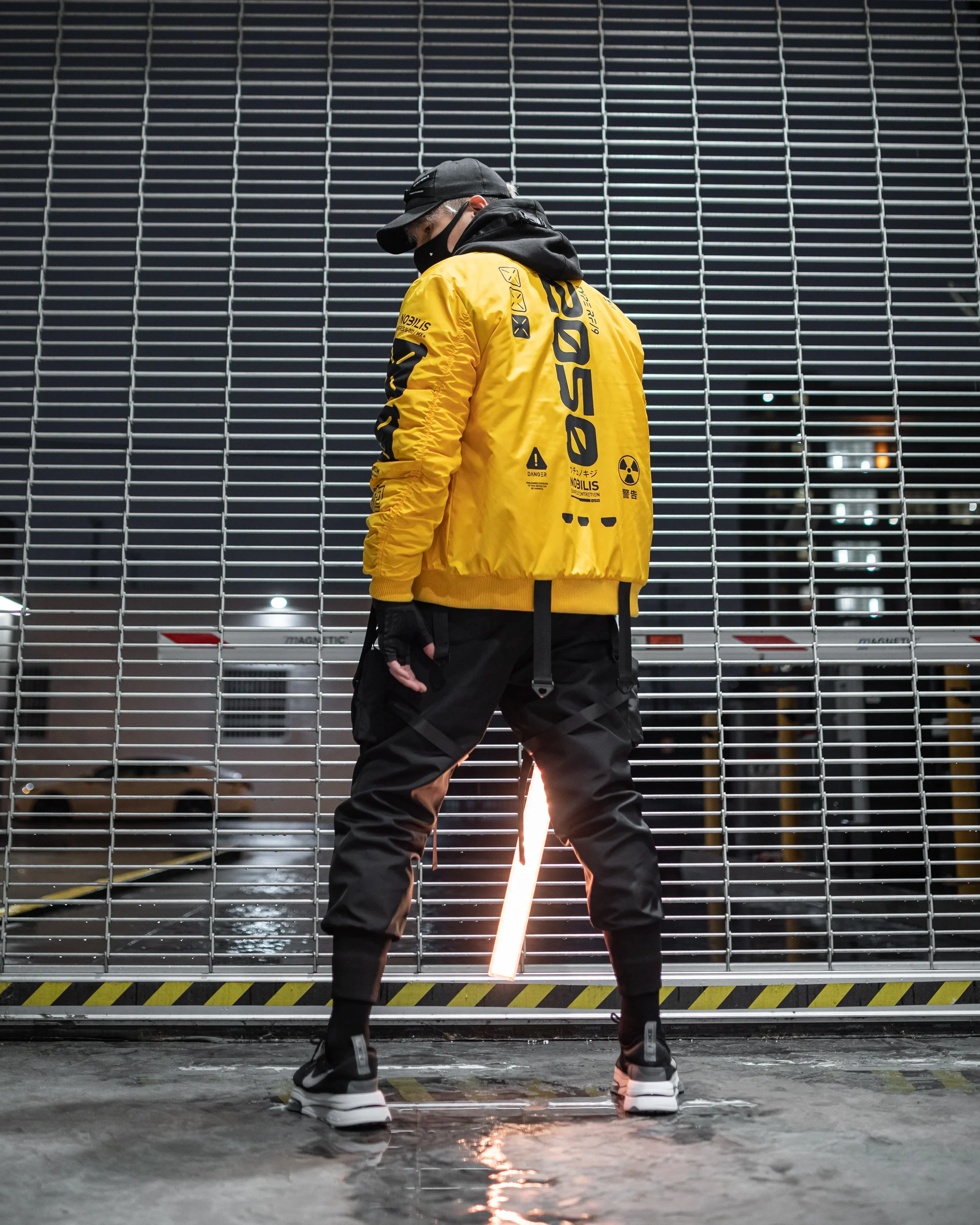 Y-2050 Gold Bomber Jacket - Image 6