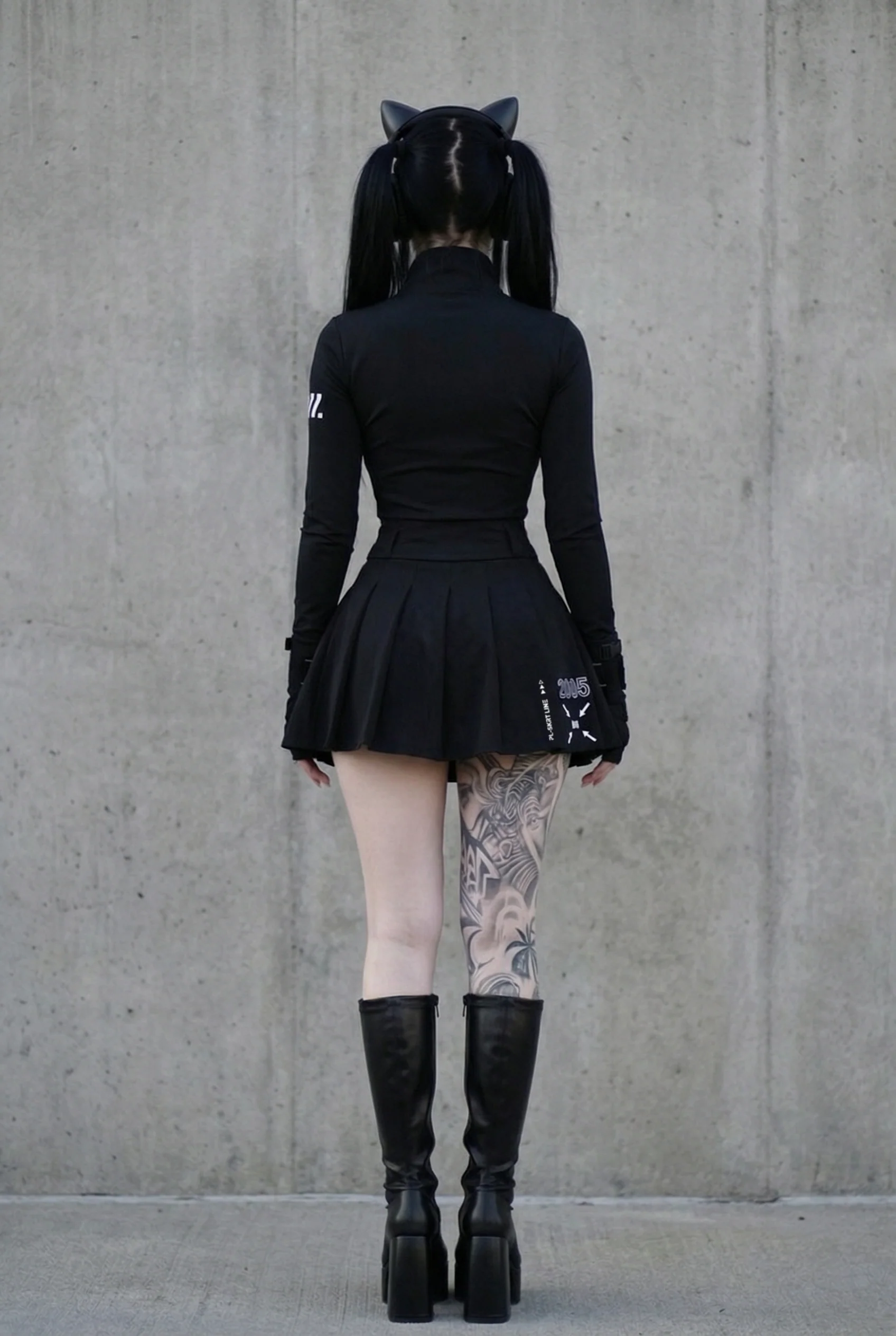 ZBS-Type 003P Black Zip Bodyshirt - Image 12