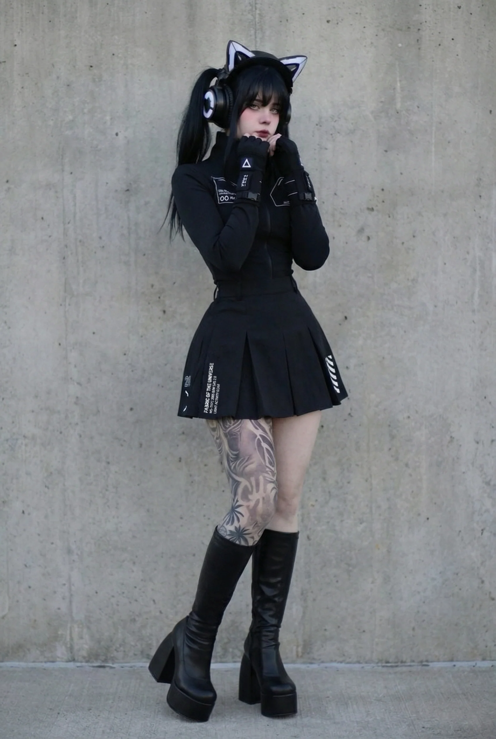 ZBS-Type 003P Black Zip Bodyshirt - Image 13