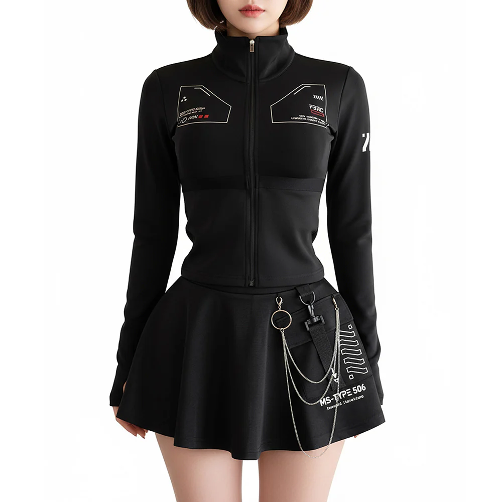 ZBS-Type 003P Black Zip Bodyshirt - Image 5