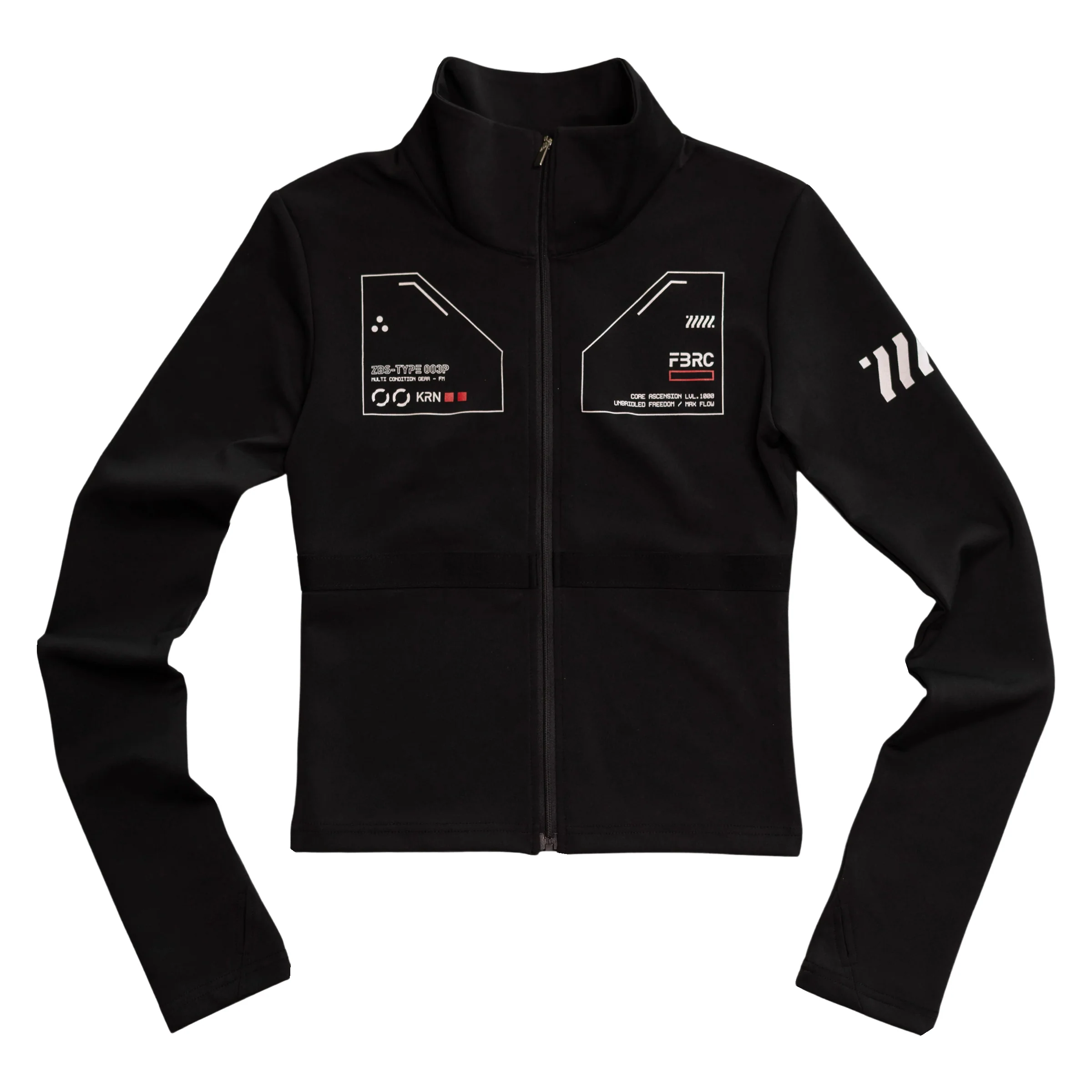 ZBS-Type 003P Black Zip Bodyshirt - Image 6