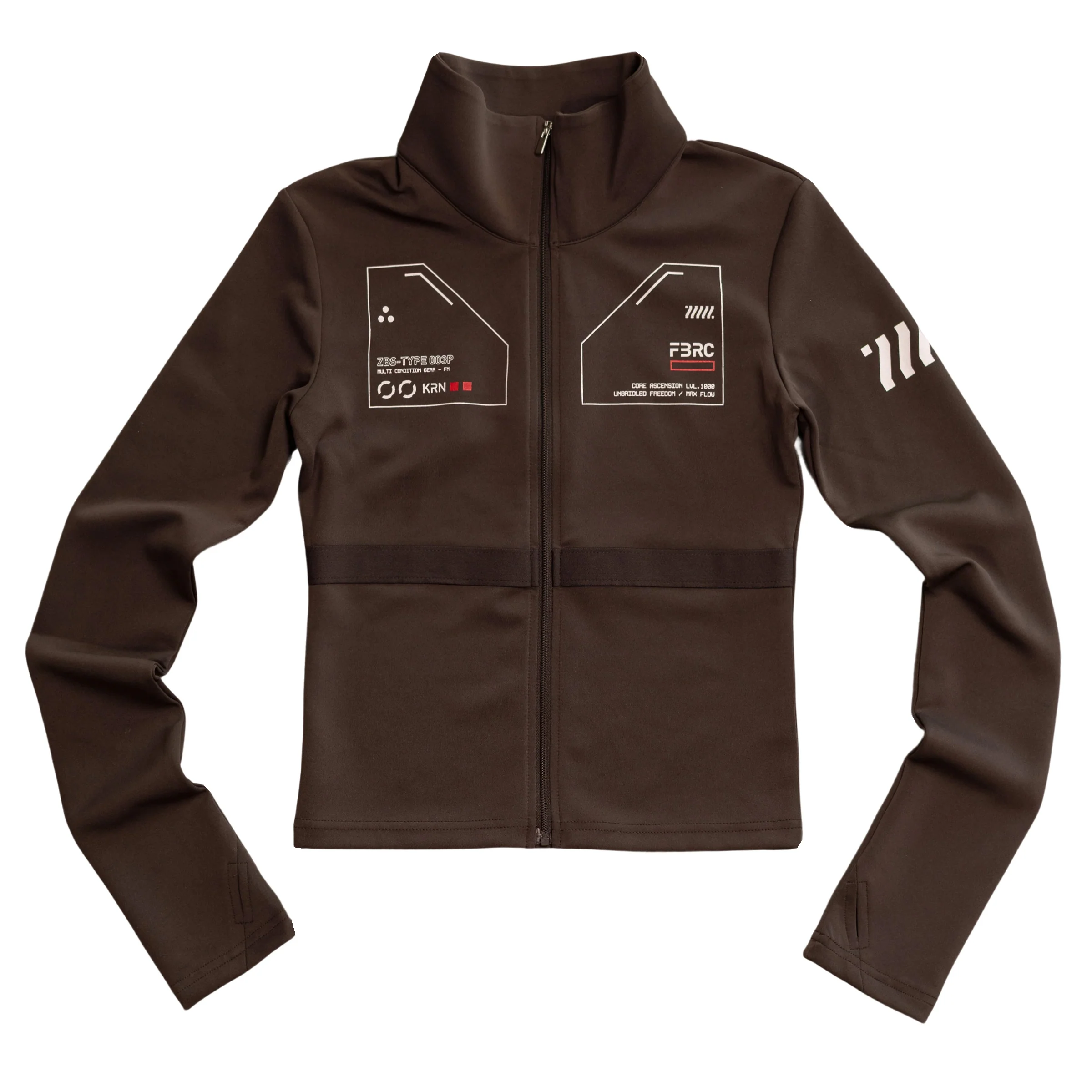 ZBS-Type 003P Brown Zip Bodyshirt - Image 8